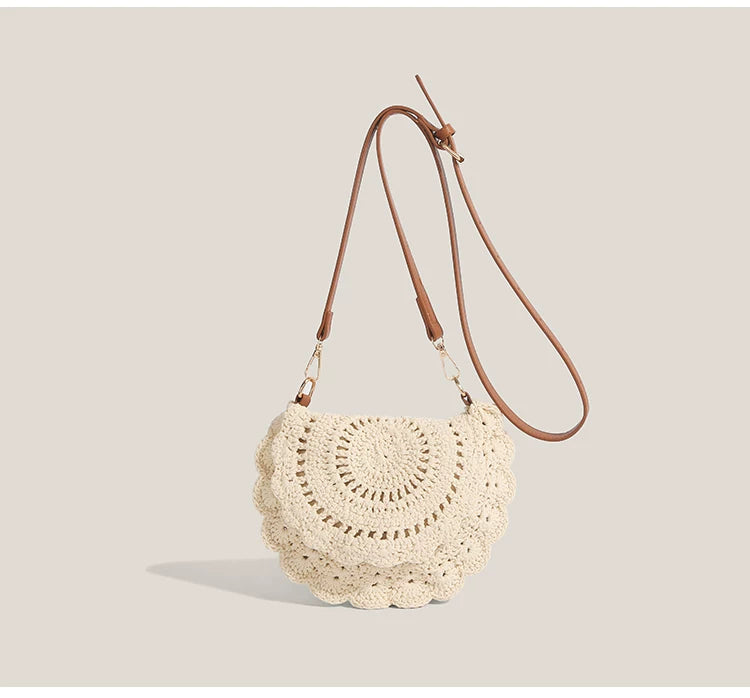 Crochet Scallop Crossbody