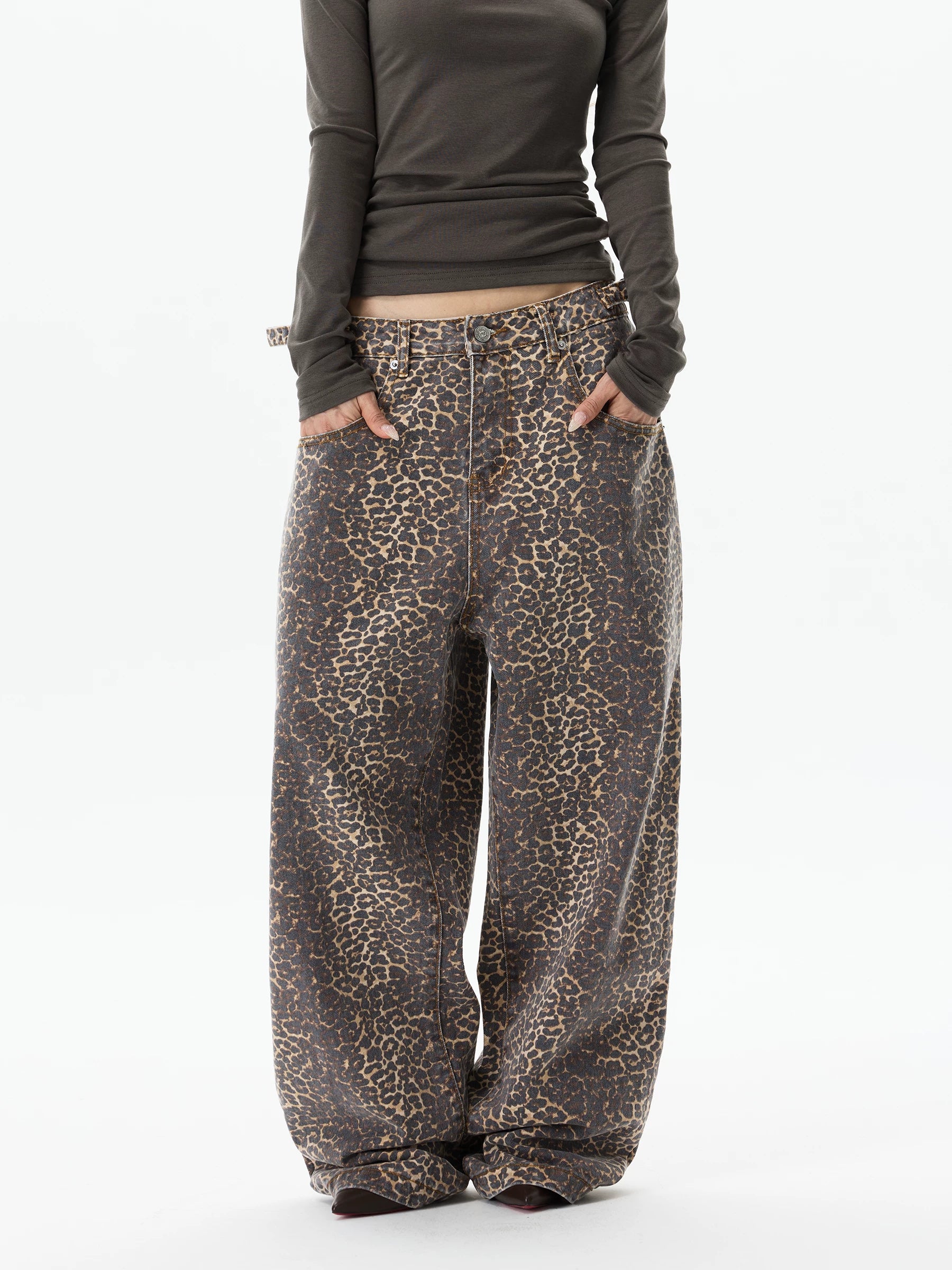 Savannah Drift Leopard Jeans