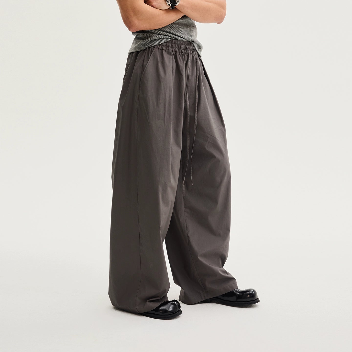 DriftEase Wide-Leg Drawstring Pants