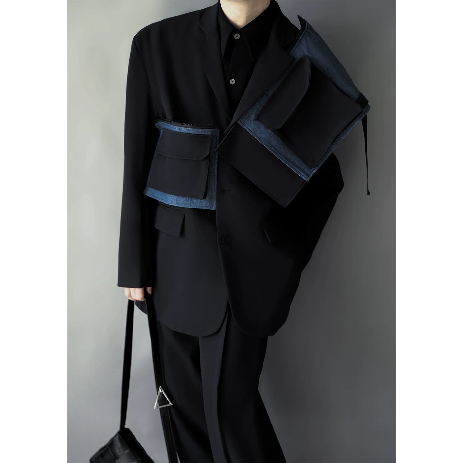 Midnight Cargo Envelope Blazer