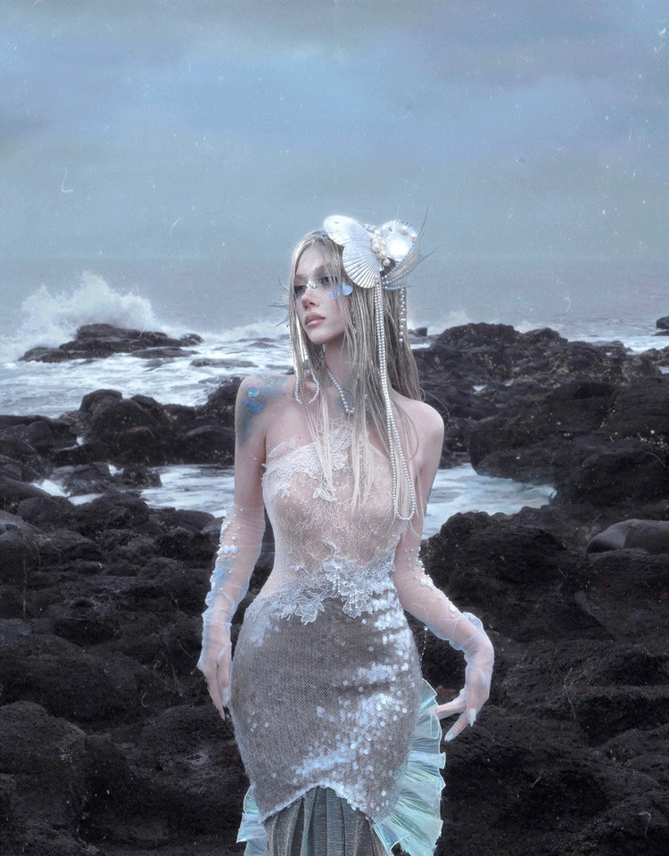 Polarized Gown Mermaid Dress