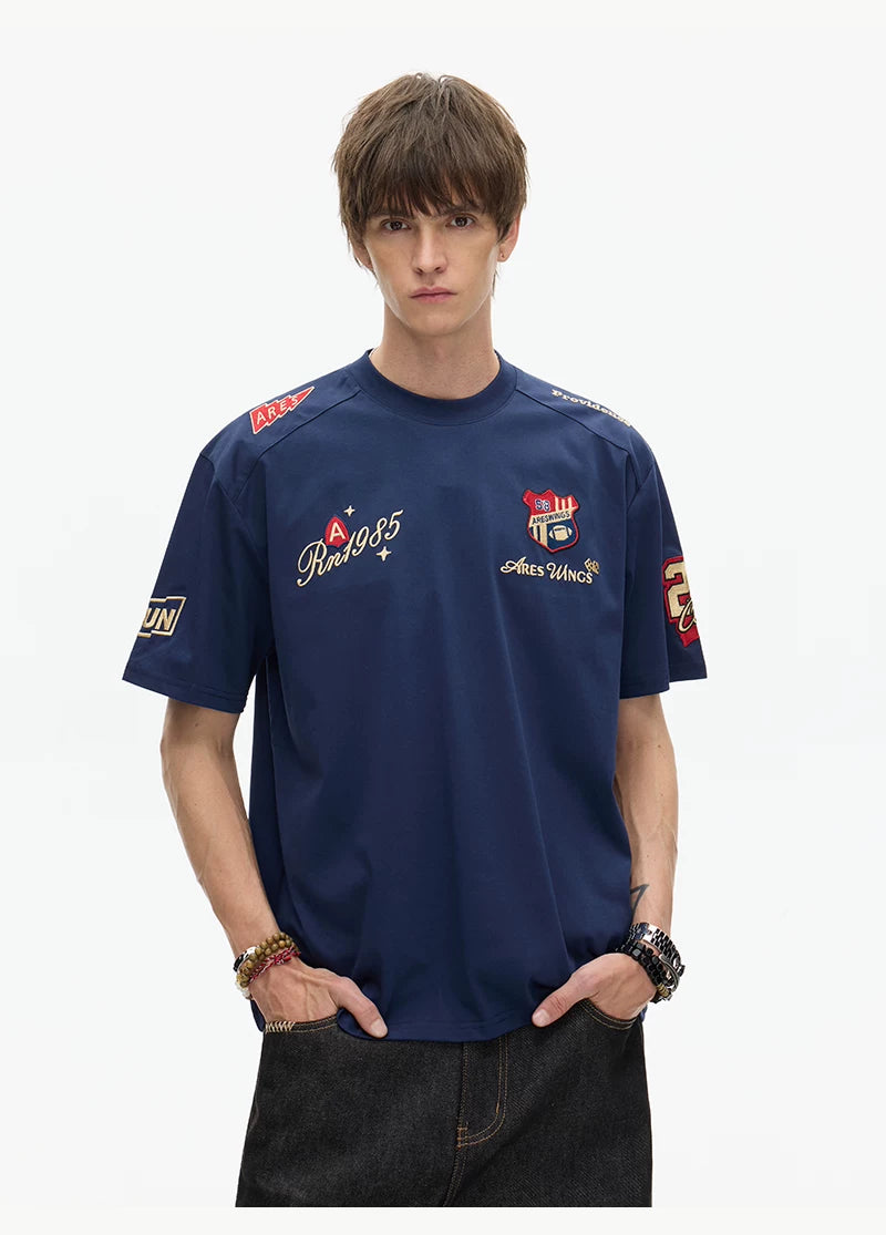 Ares Wings Racing Crest Tee