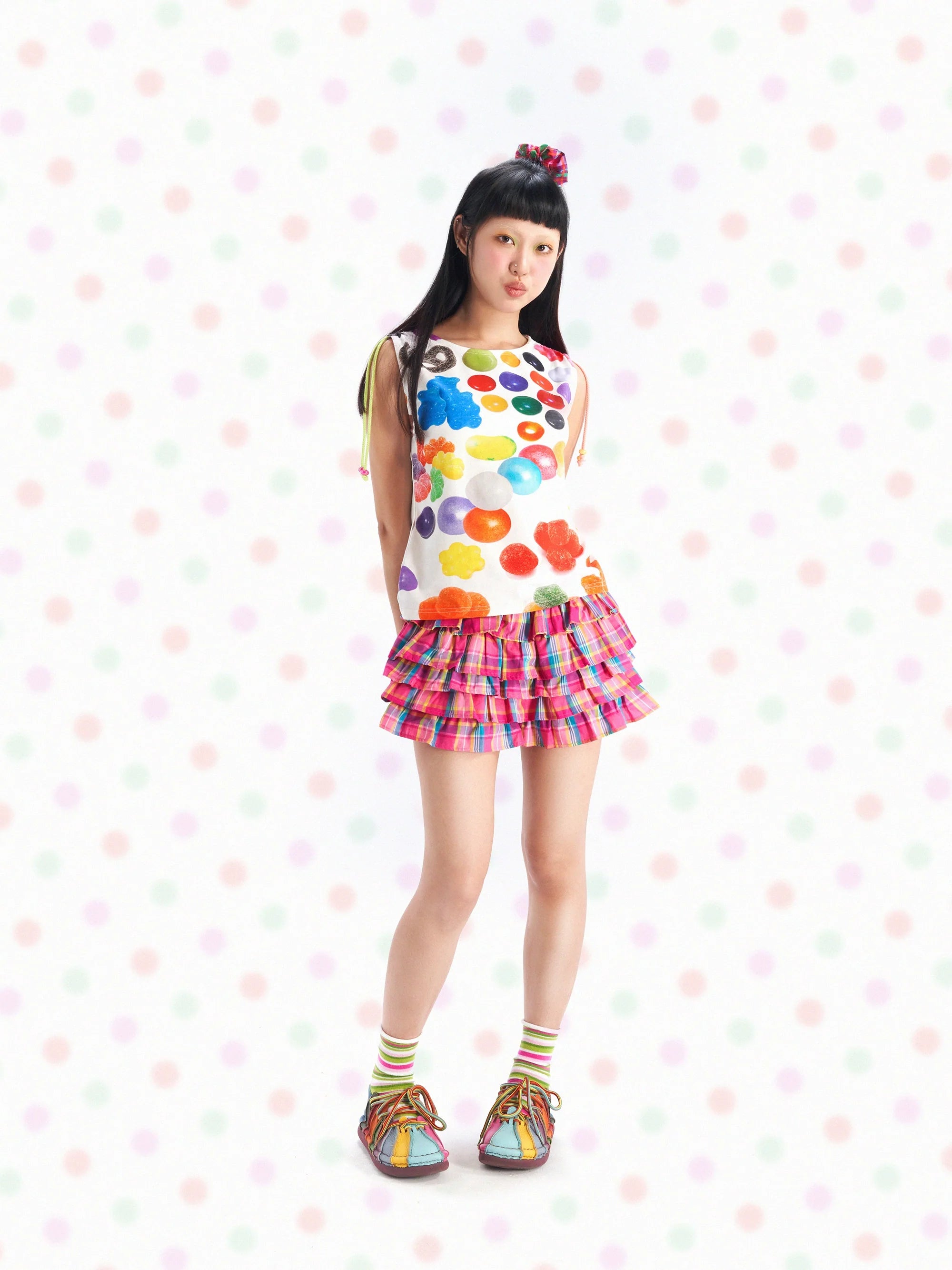 Rainbow Candy Summer Top