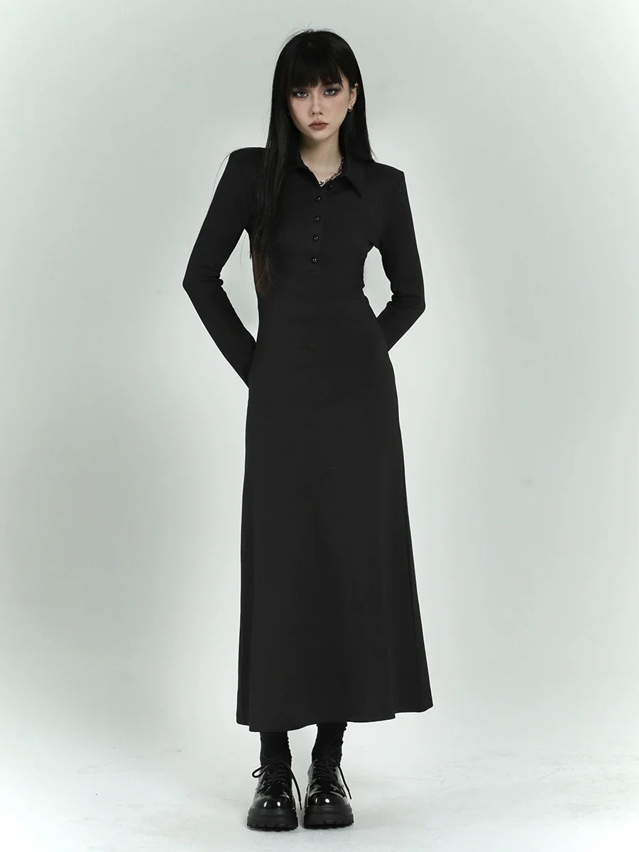 Dark Polo Maxi Dress