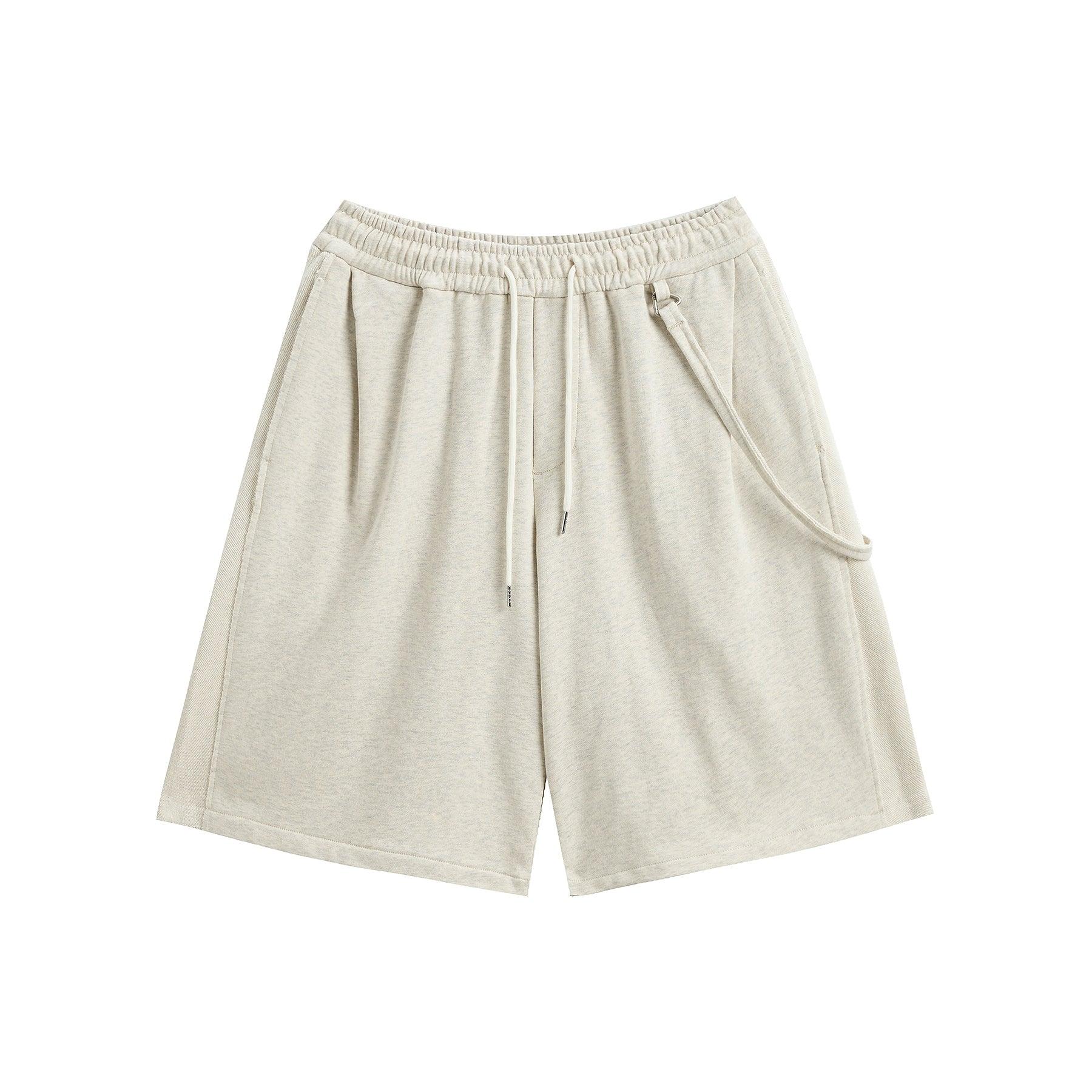 Heavyweight Sweat Shorts with Flutter Belt - chiclara