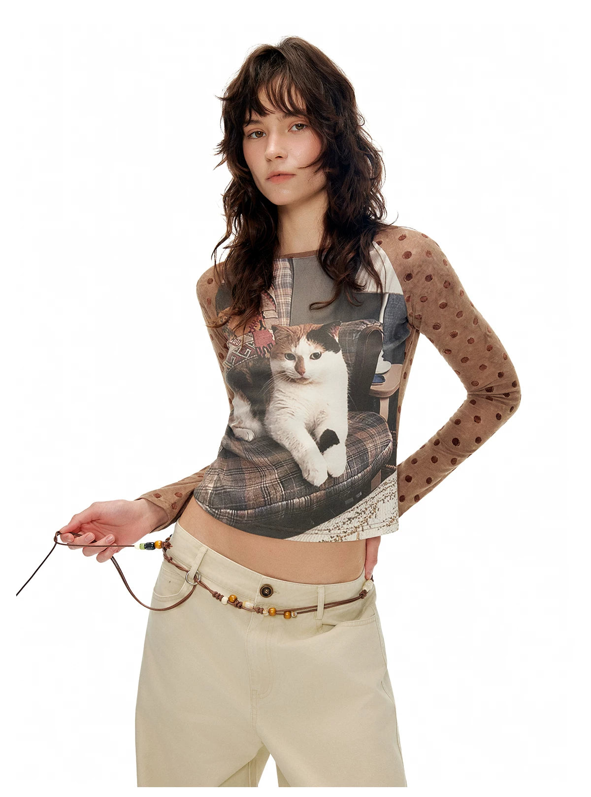 Studio Whiskers Retro Mesh Tees