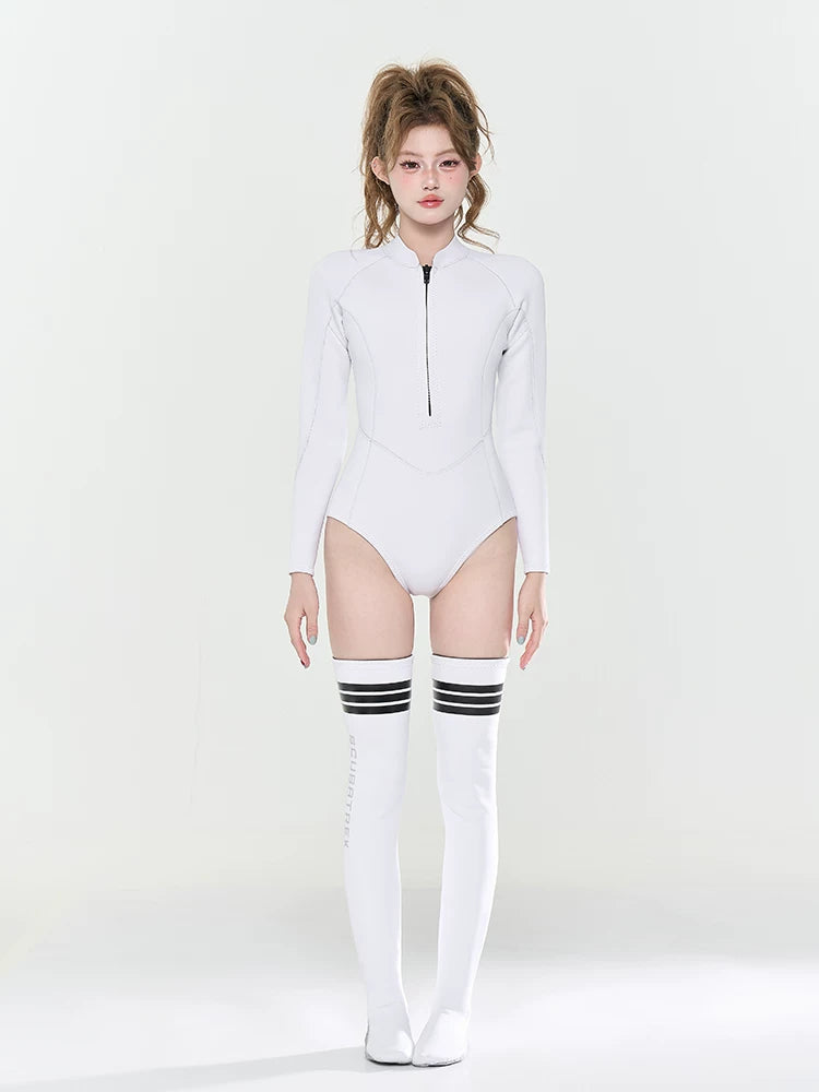 Arctic Rally Long-Sleeve Surf Bodysuit