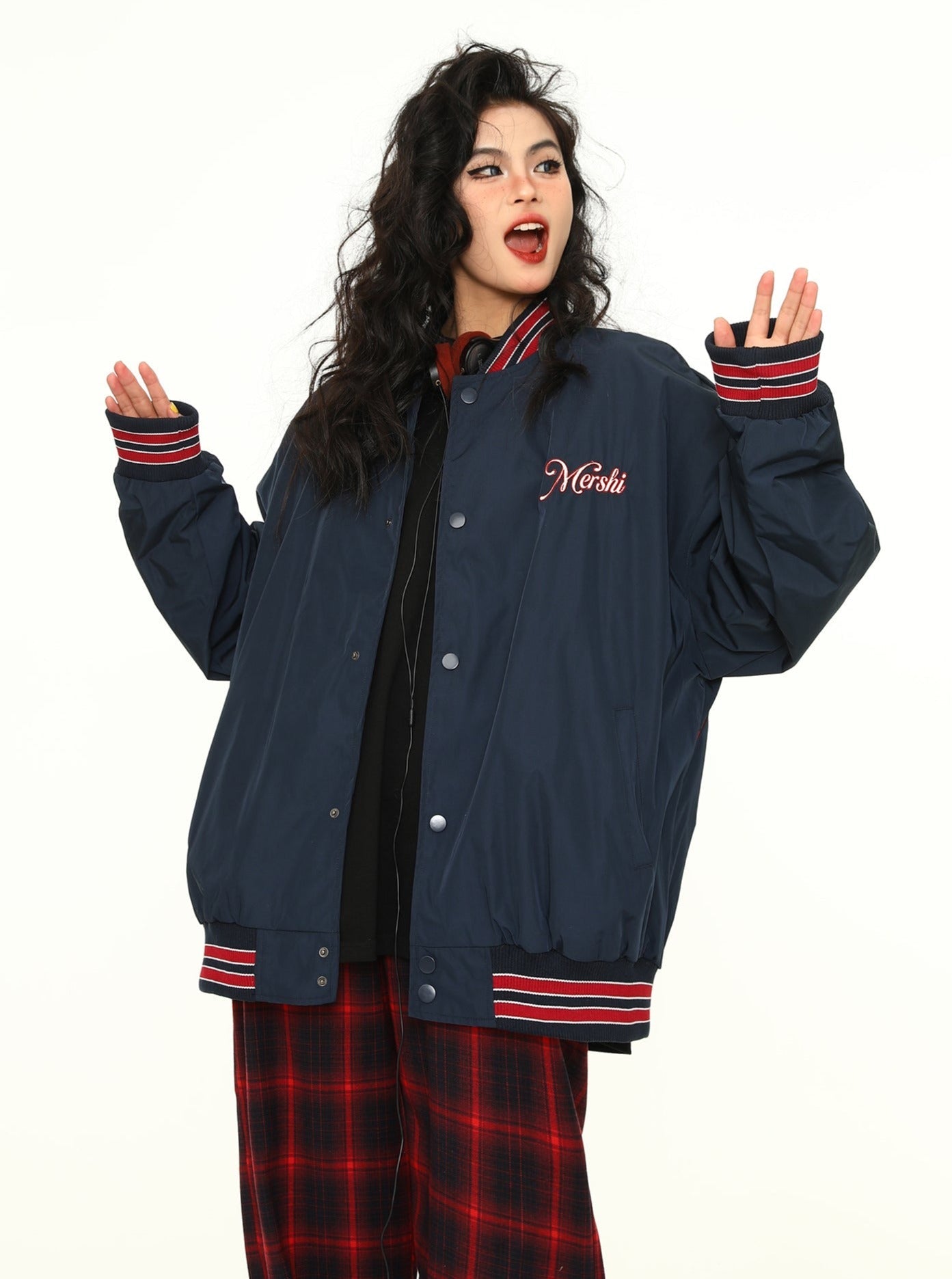 Varsity-Style Bomber Jacket