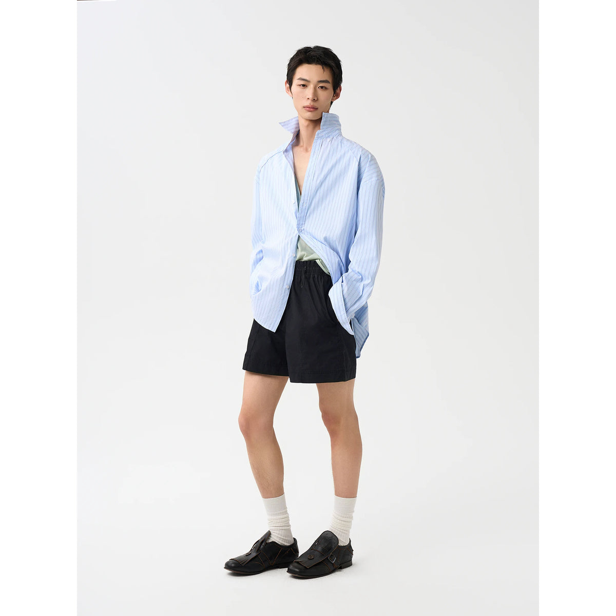 Airstream Pinstripe Oversized Shirt