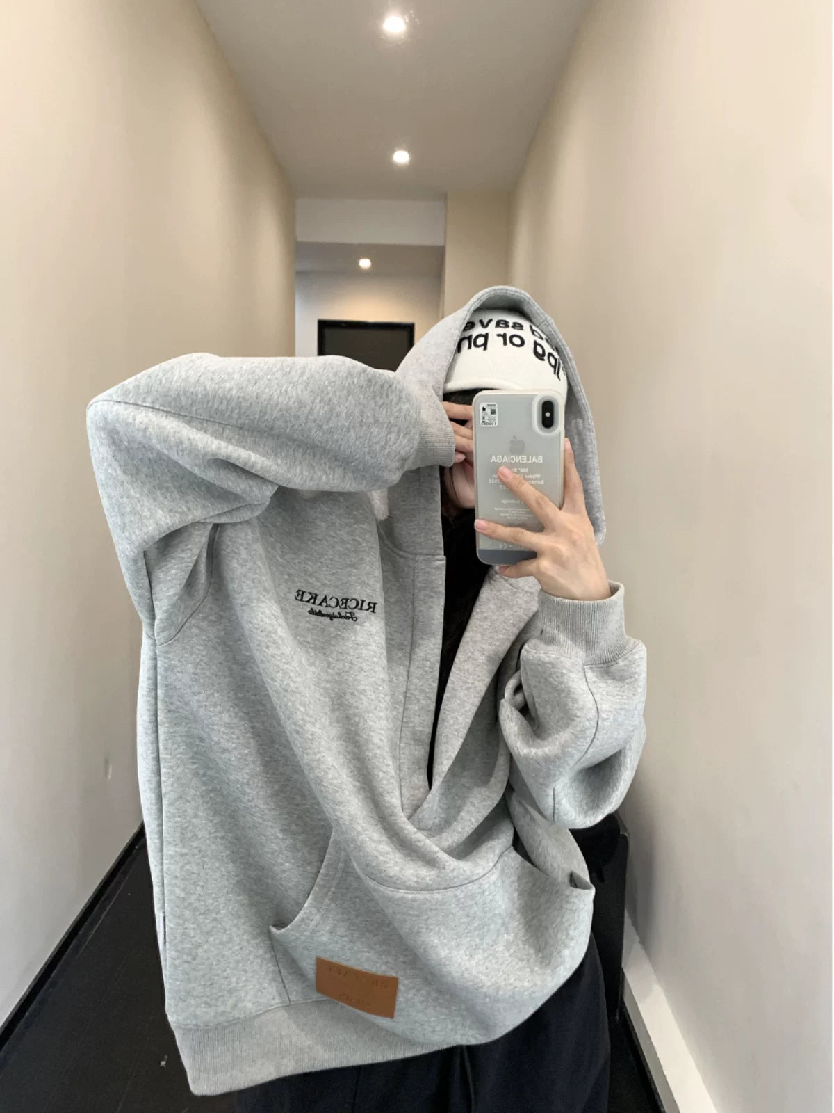V-Plunge Kangaroo Hoodie