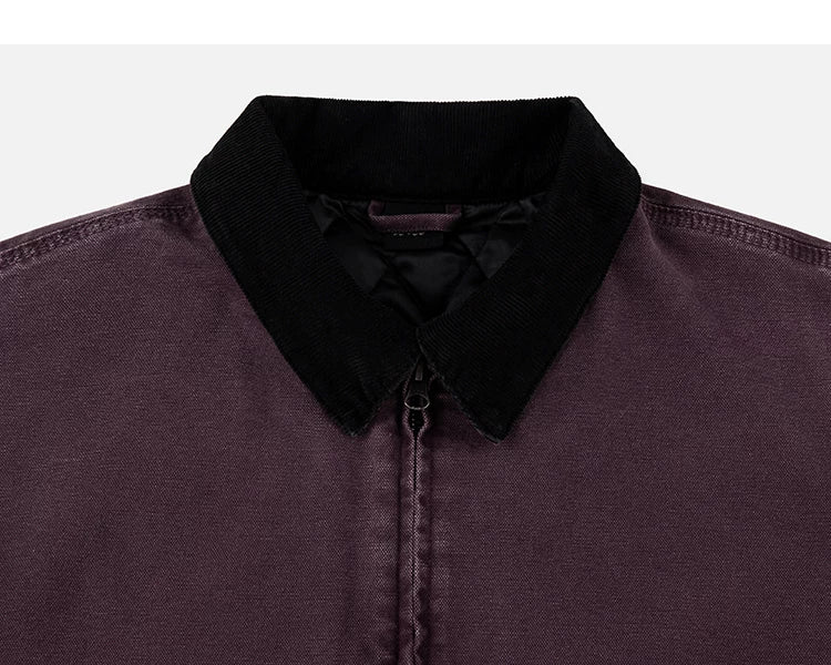 Two-Tone Quarry Collar Work Jacket