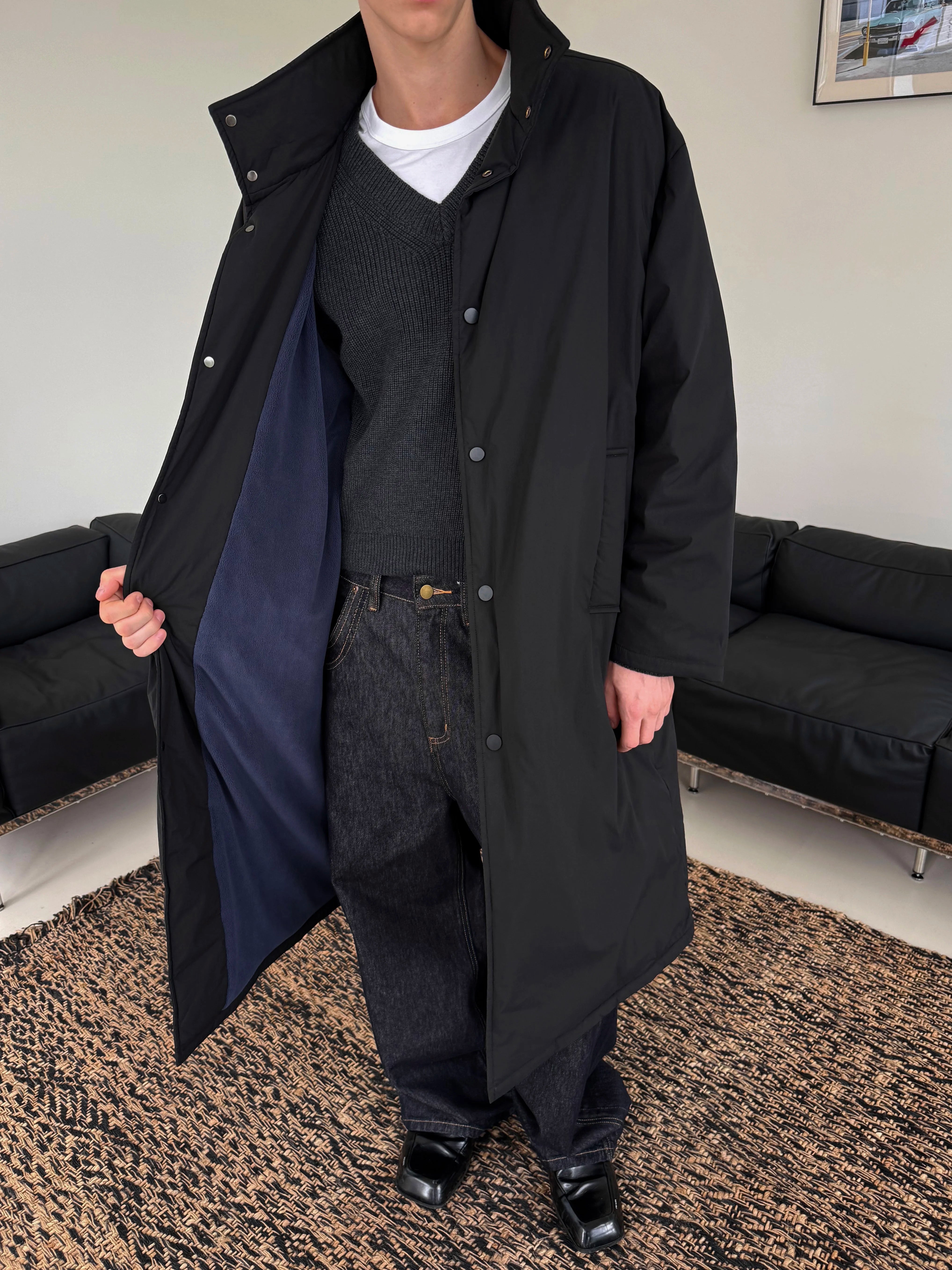 Midnight Column Insulated Overcoat