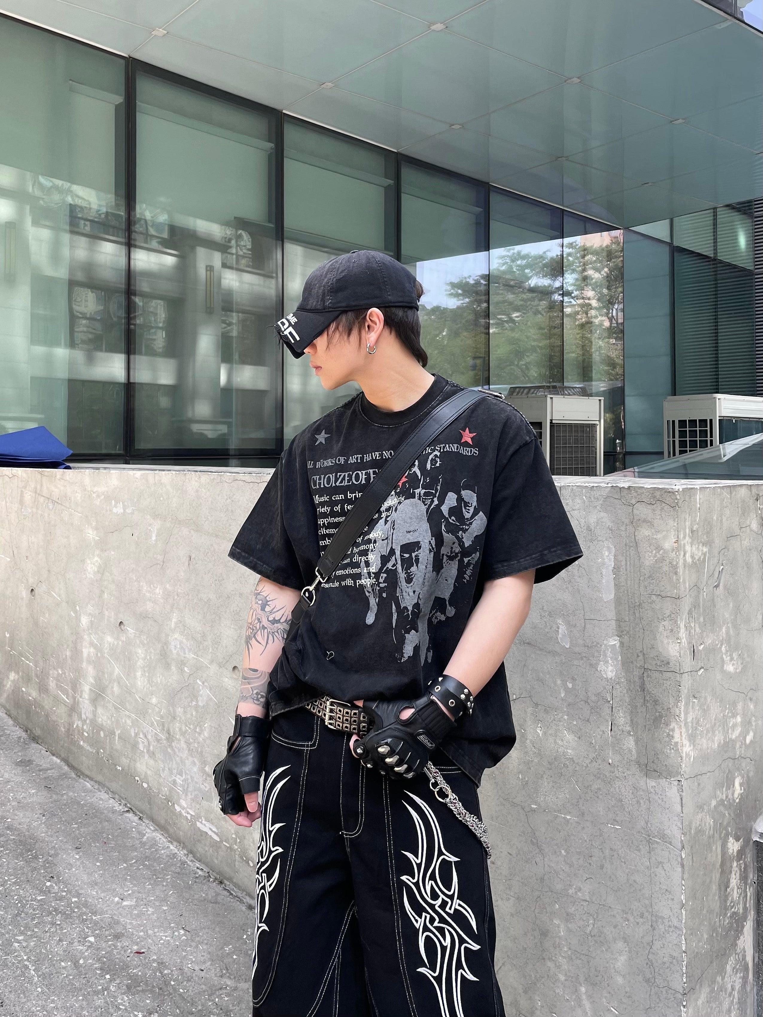 Rebel Edge Punk Graphic Tee