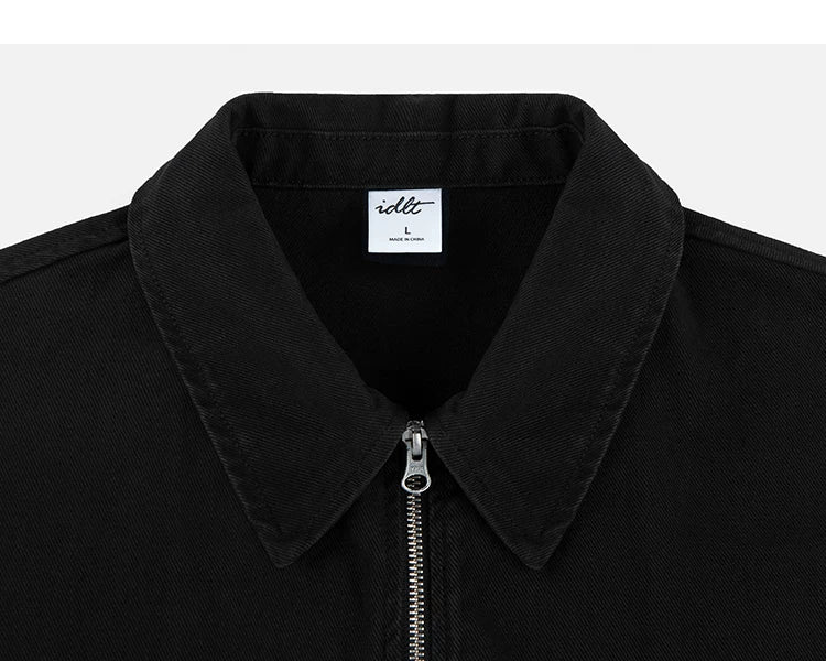 Urban Zip Canvas Boxy Jacket