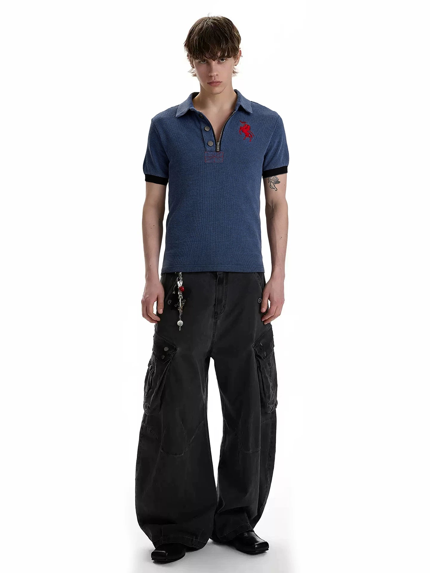 Rider Zip-Placket Polo