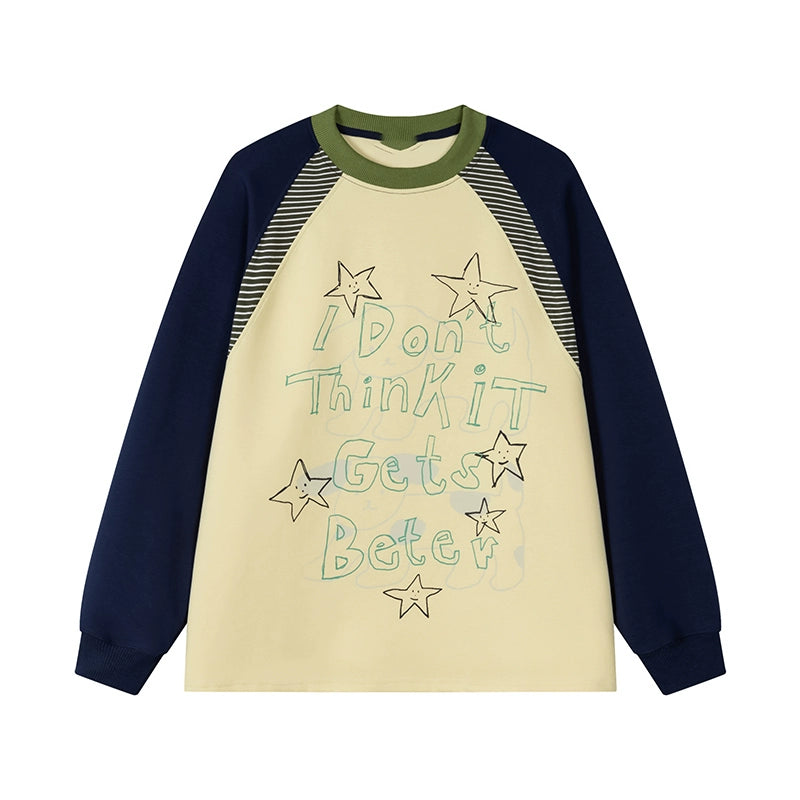 Starlit Mixtape Raglan Sweatshirt