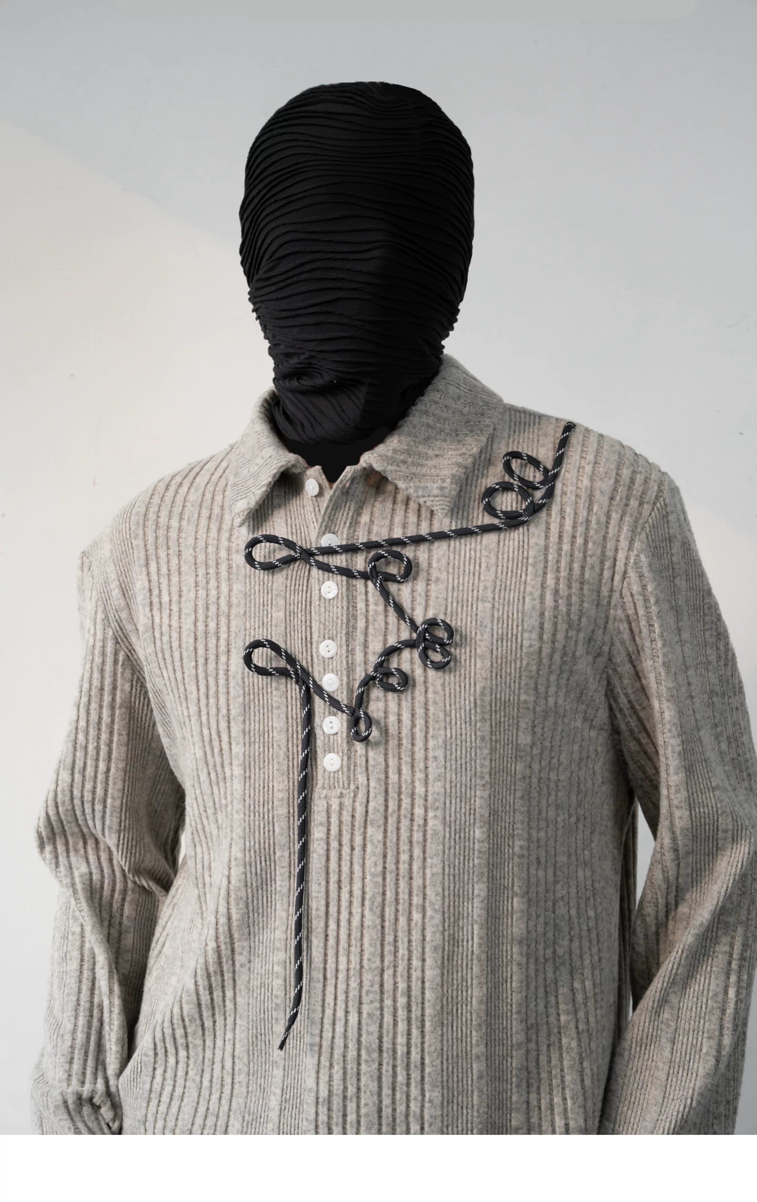 Twilight Script Ribbed Knit Overshirt