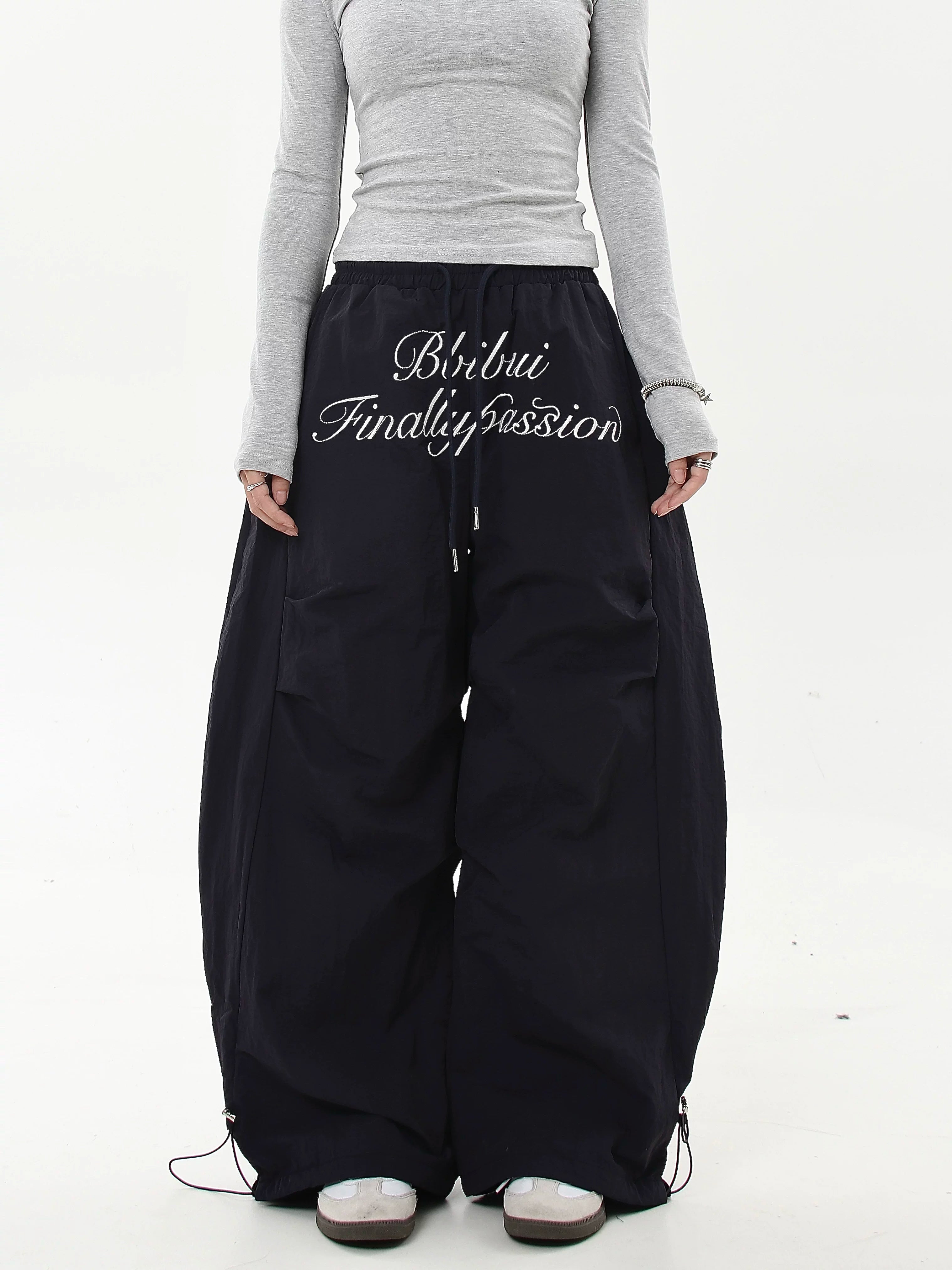 Scripted Devotion Parachute Pants