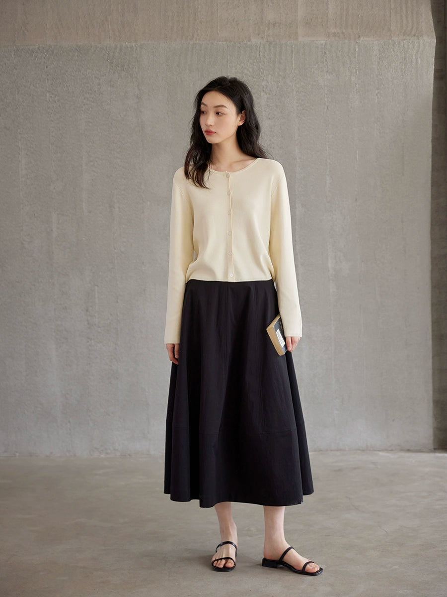High Waist Maxi Skirt