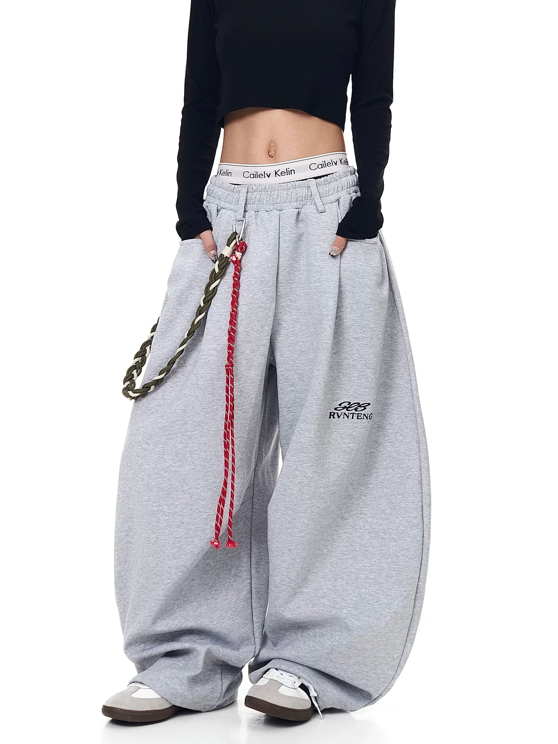 Braided Relay Fleece Track Pants