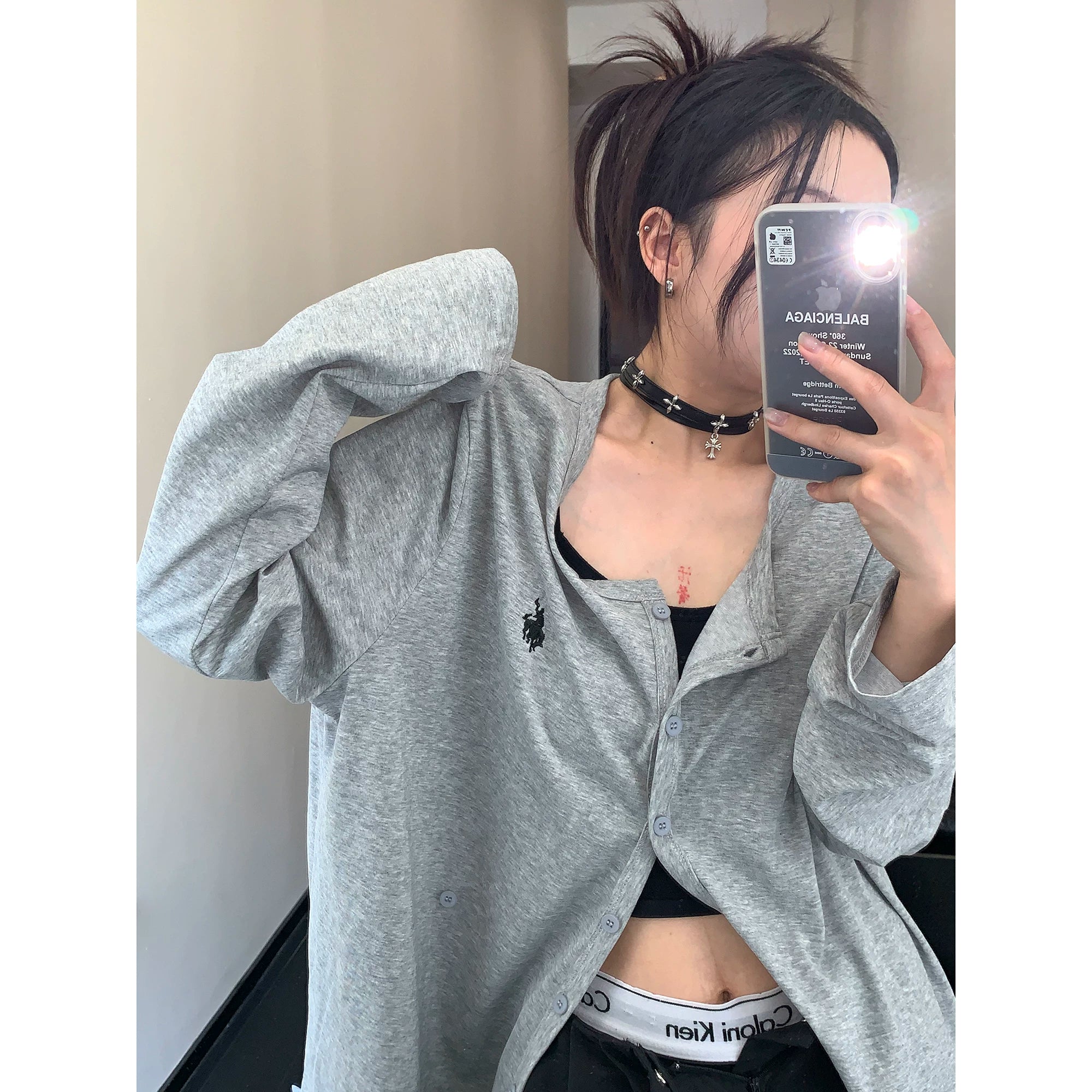 Cloud Rider Button Cardigan