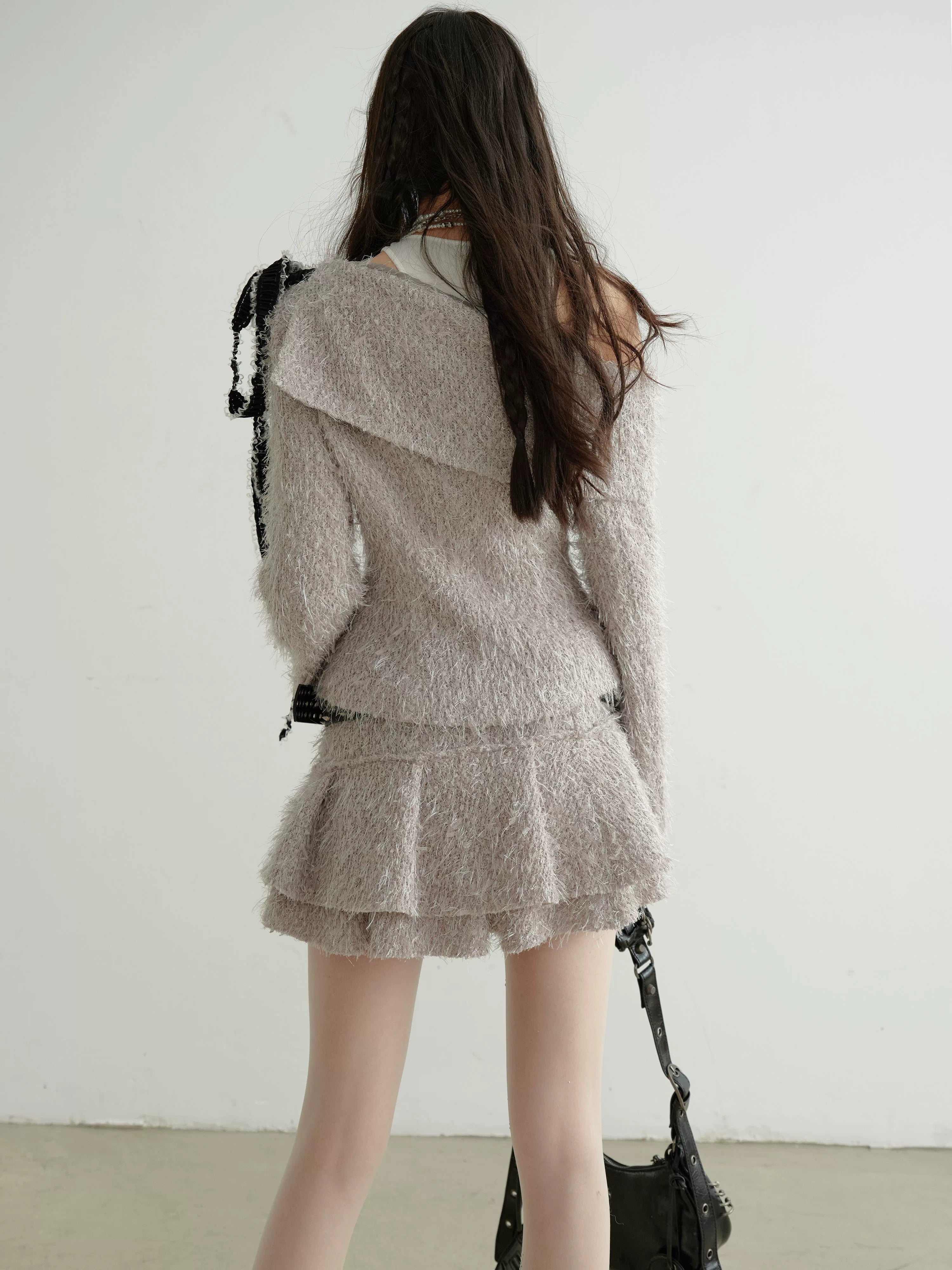 Frost Ribbon Off-Shoulder Top