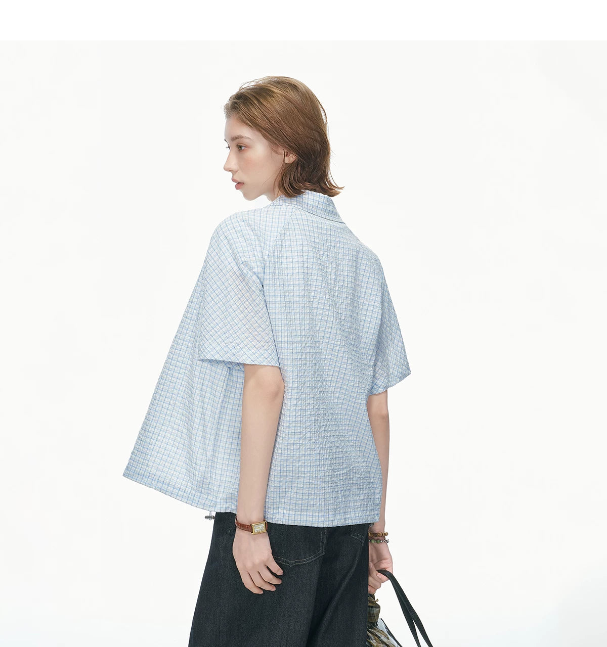 Pastel Check Breeze Short-Sleeve Shirt