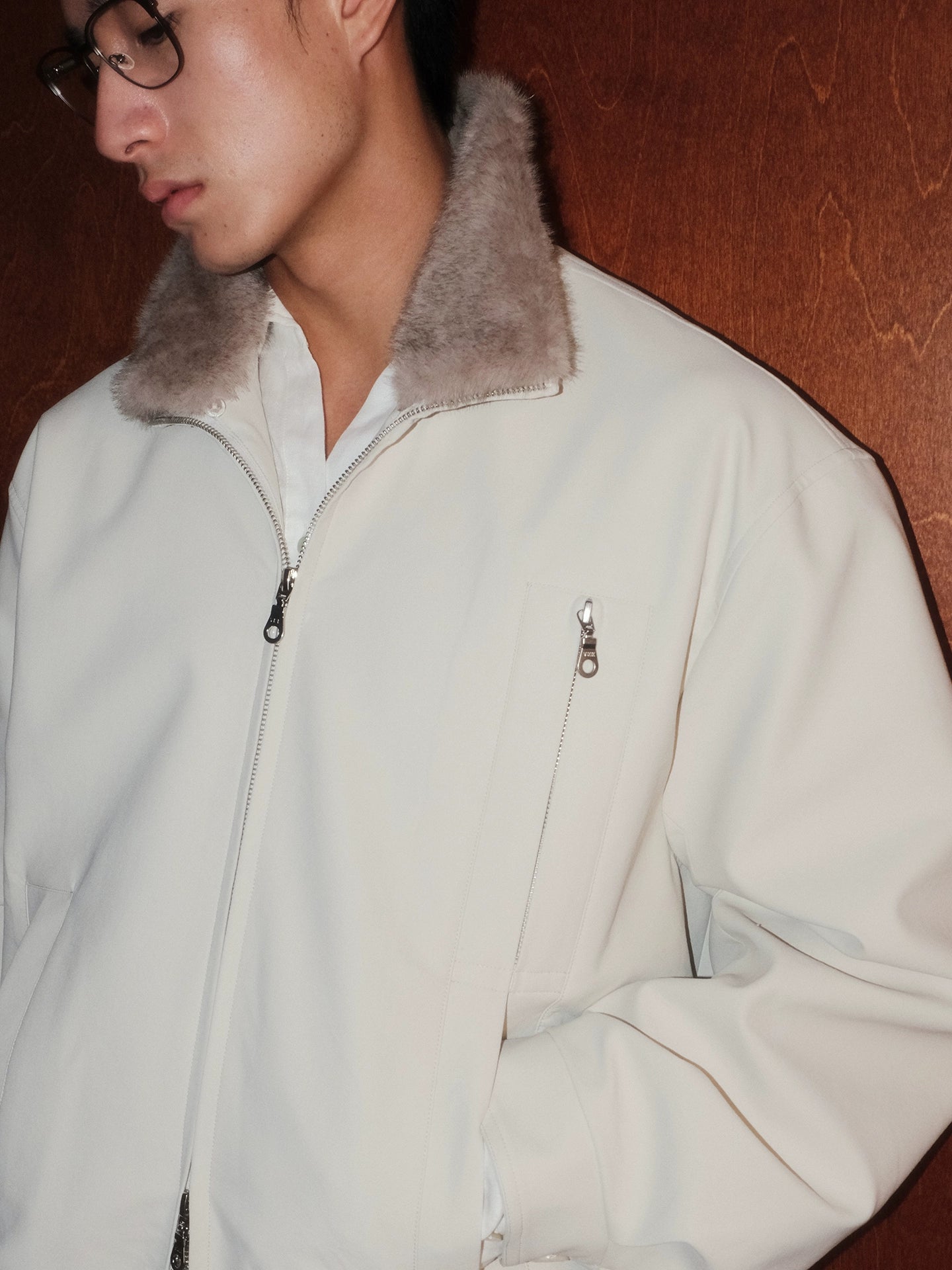 FrostDown Harbor Shearling Bomber