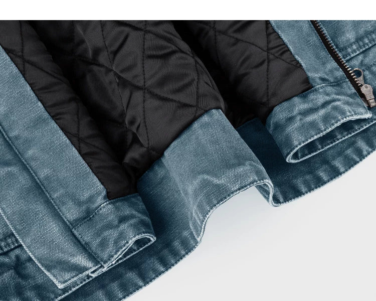 Two-Tone Quarry Collar Work Jacket