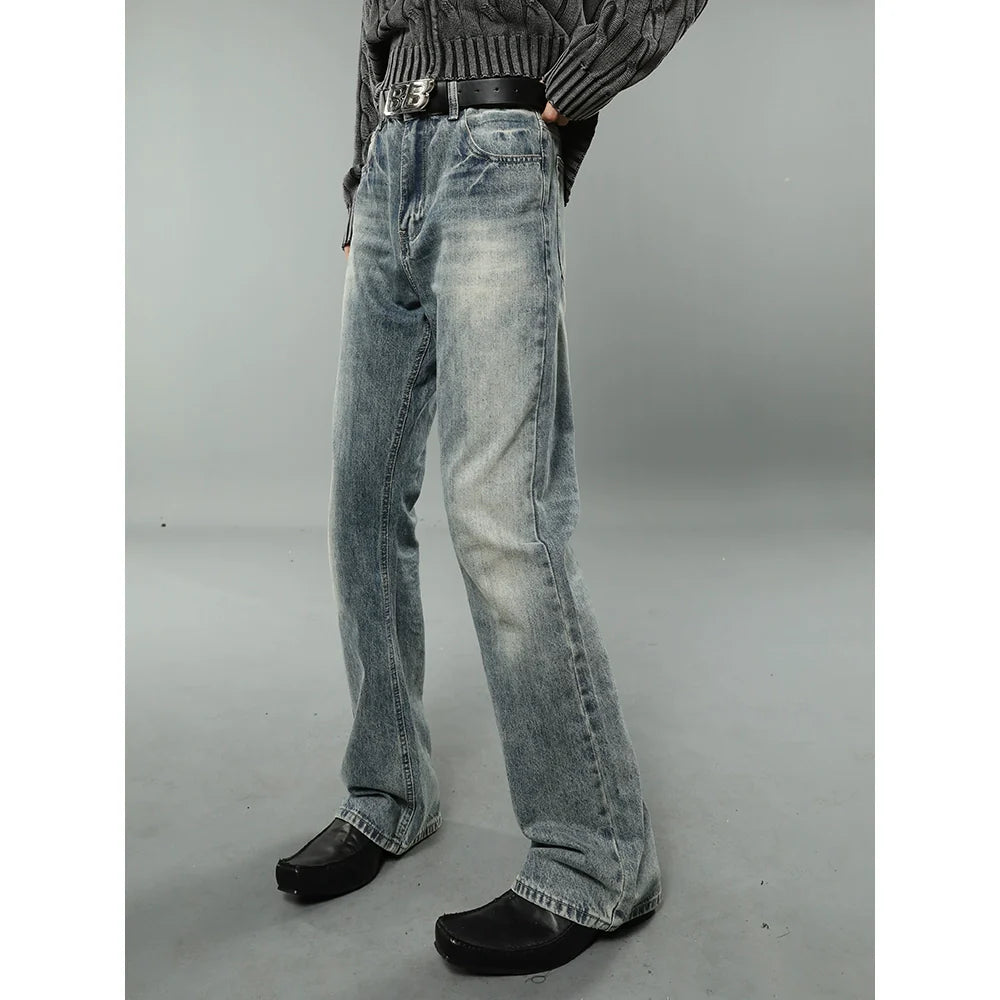 Vintage Vortex Straight-Leg Jeans