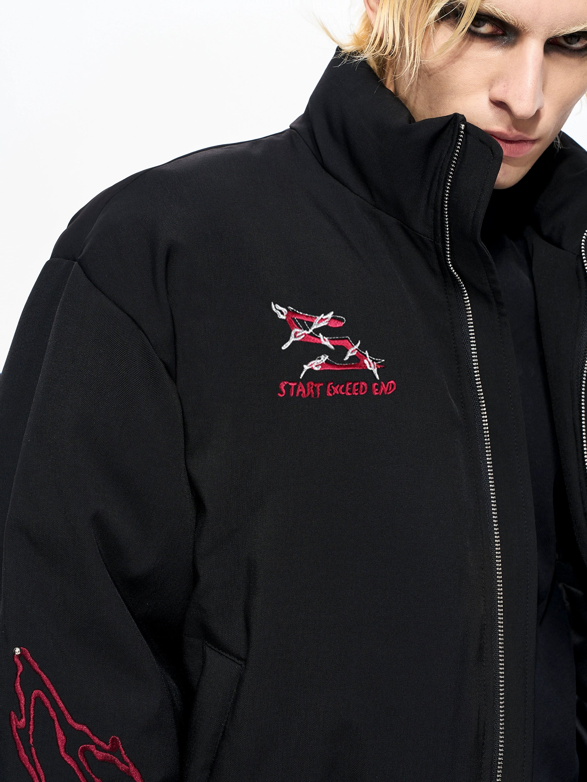 Inferno Stitch Bomber Jacket