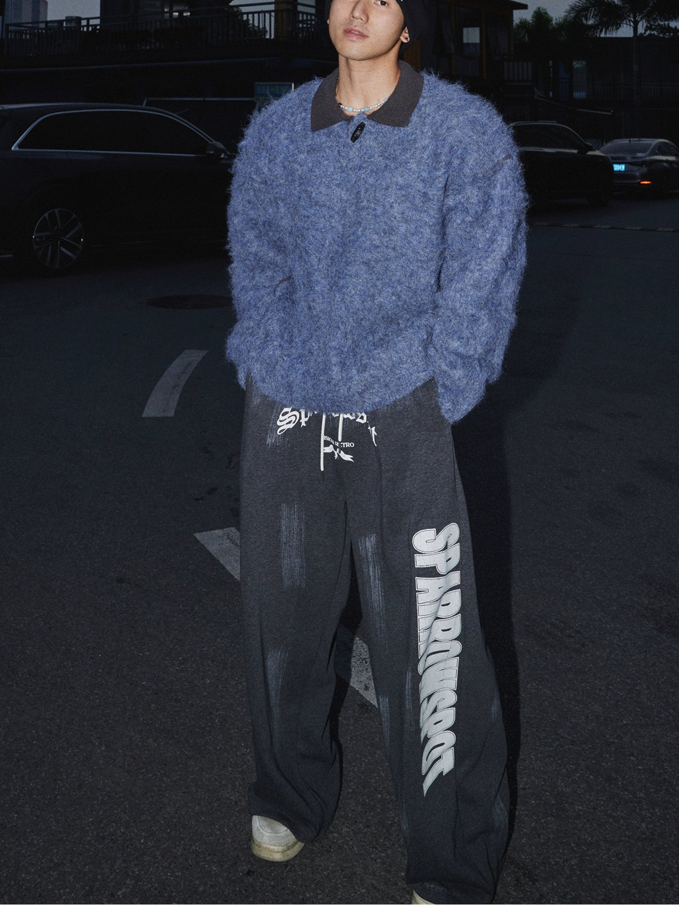 Mossy Fuzz Vintage Knit Sweater