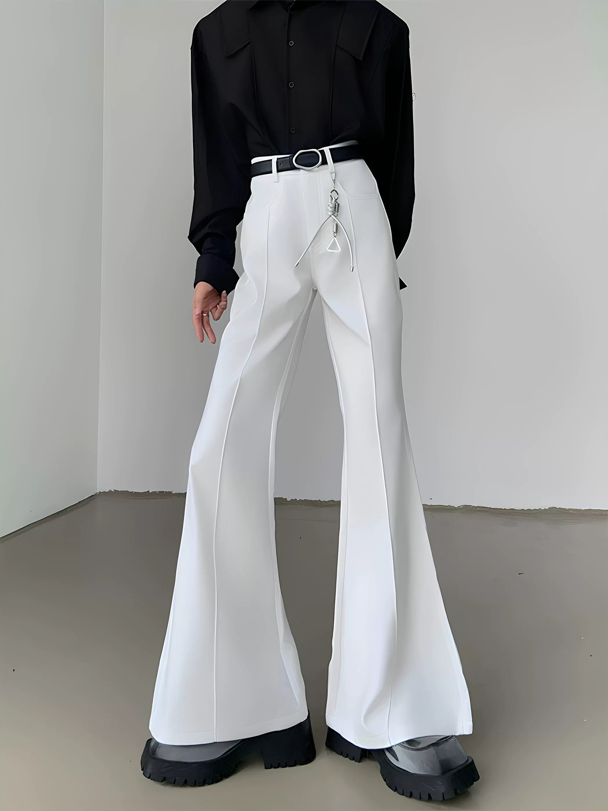 Prism Line Flare Trousers