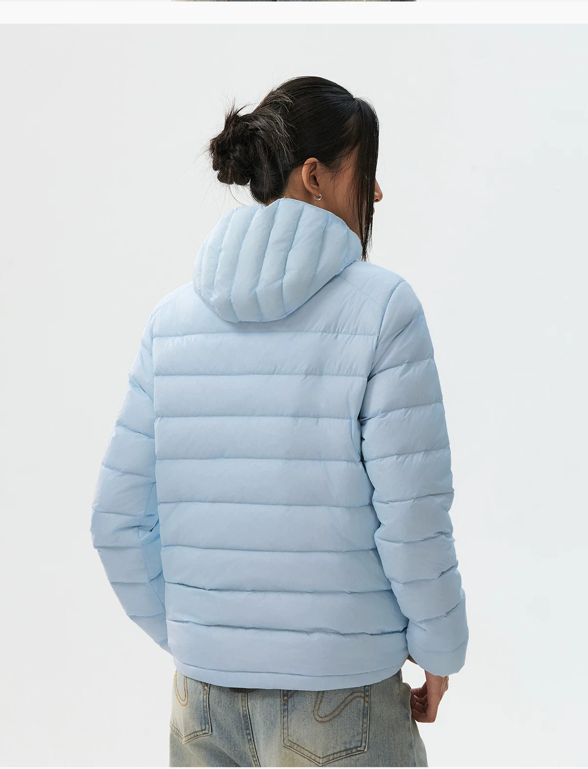 Ultra-Light Hooded Down Puffer Jacket