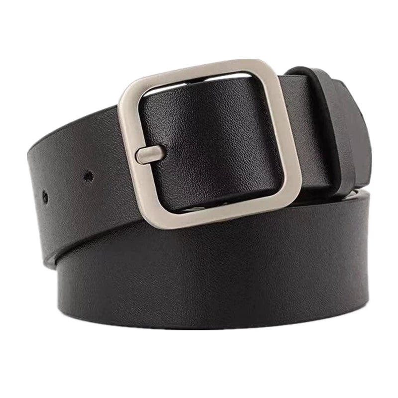 Slate Frame Classic Faux Leather Belt