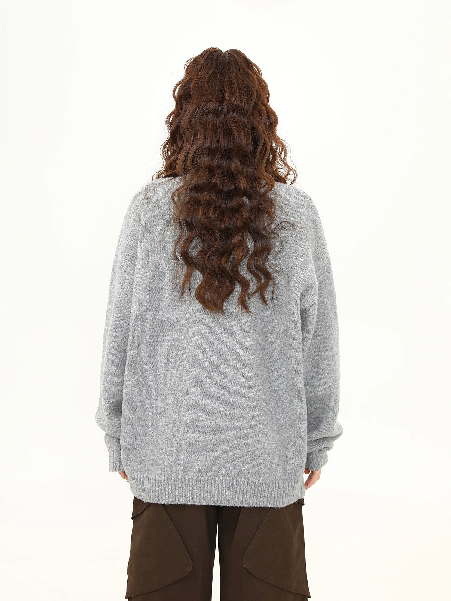 Snowy Pup Bestie Knit Sweater