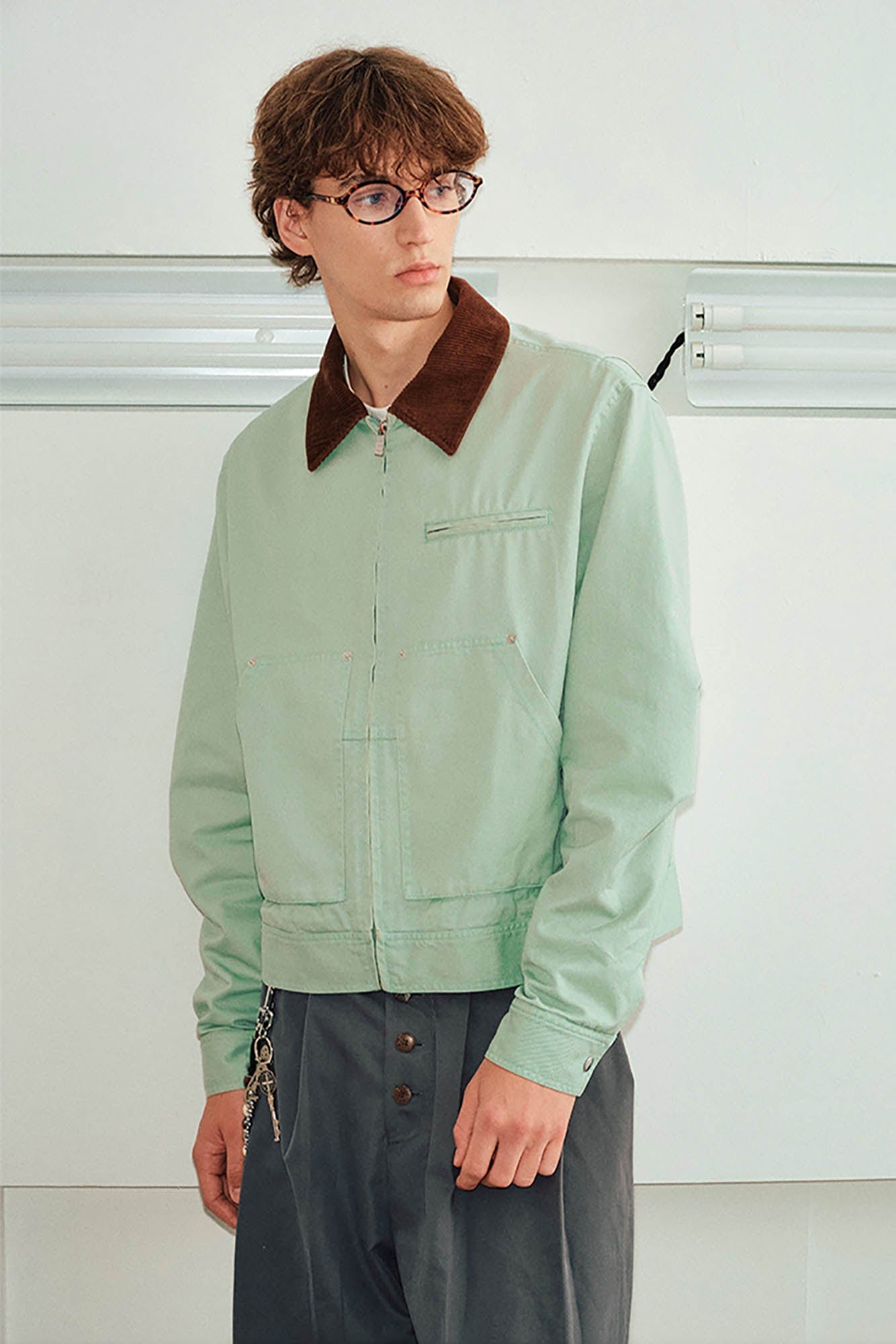 Corduroy Collar Jacket