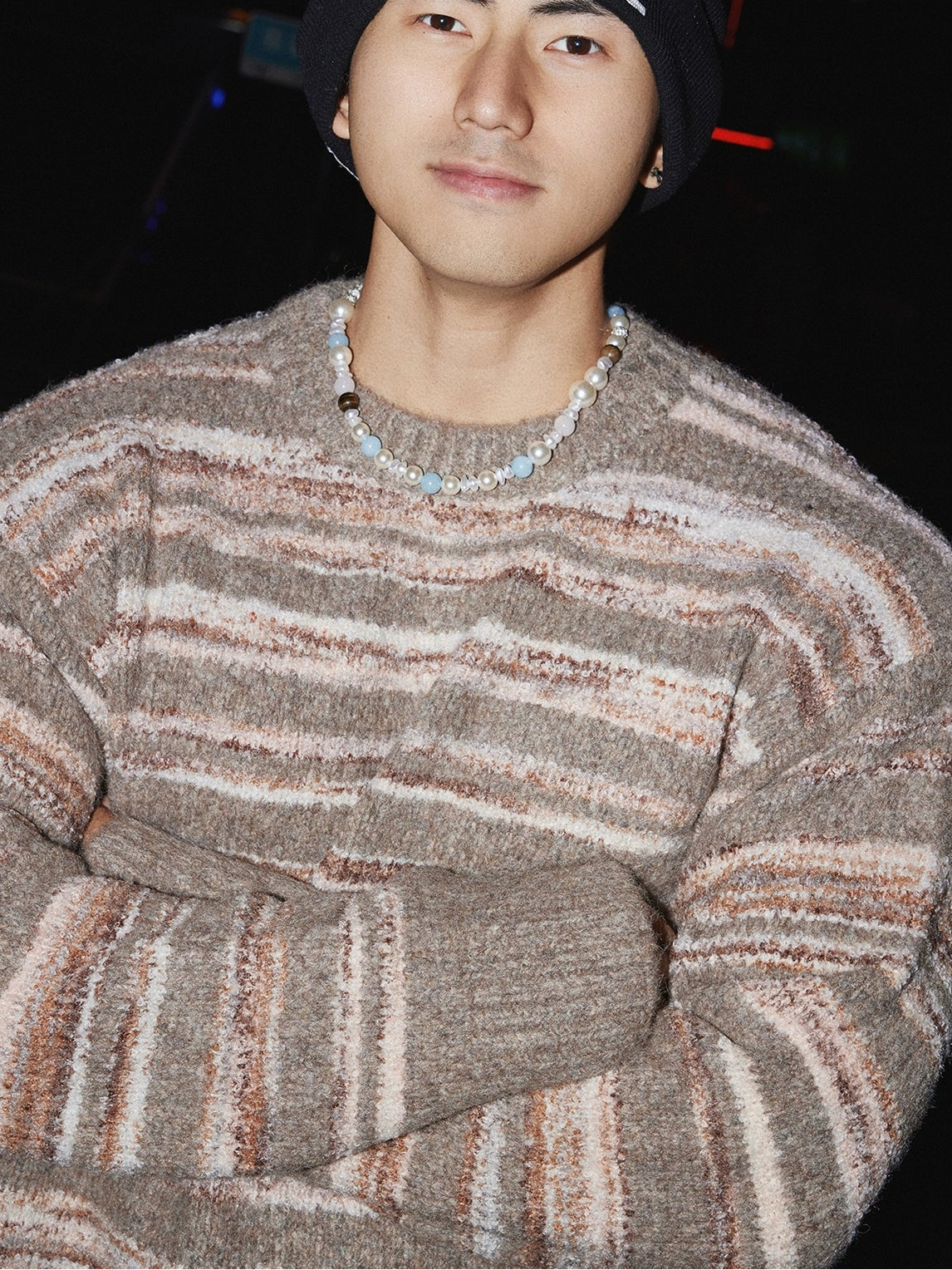 Desert Mirage Striped Sweater