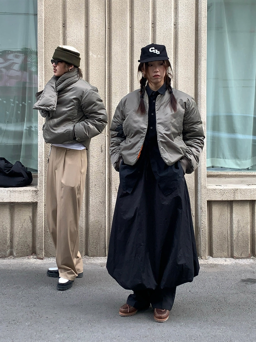 Thermal Torque Bomber Jacket With Removable Scarf