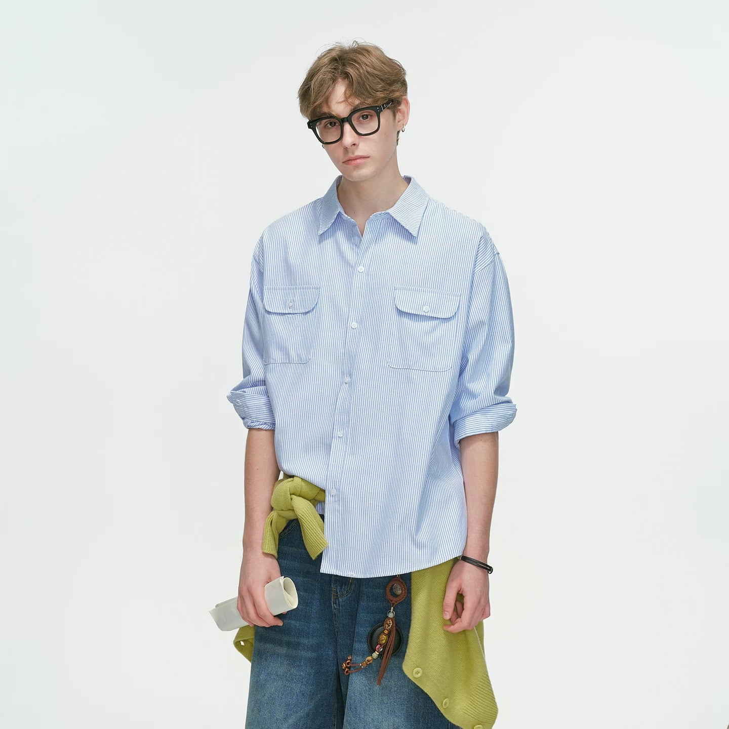 Skyline Pinstripe Utility Shirt