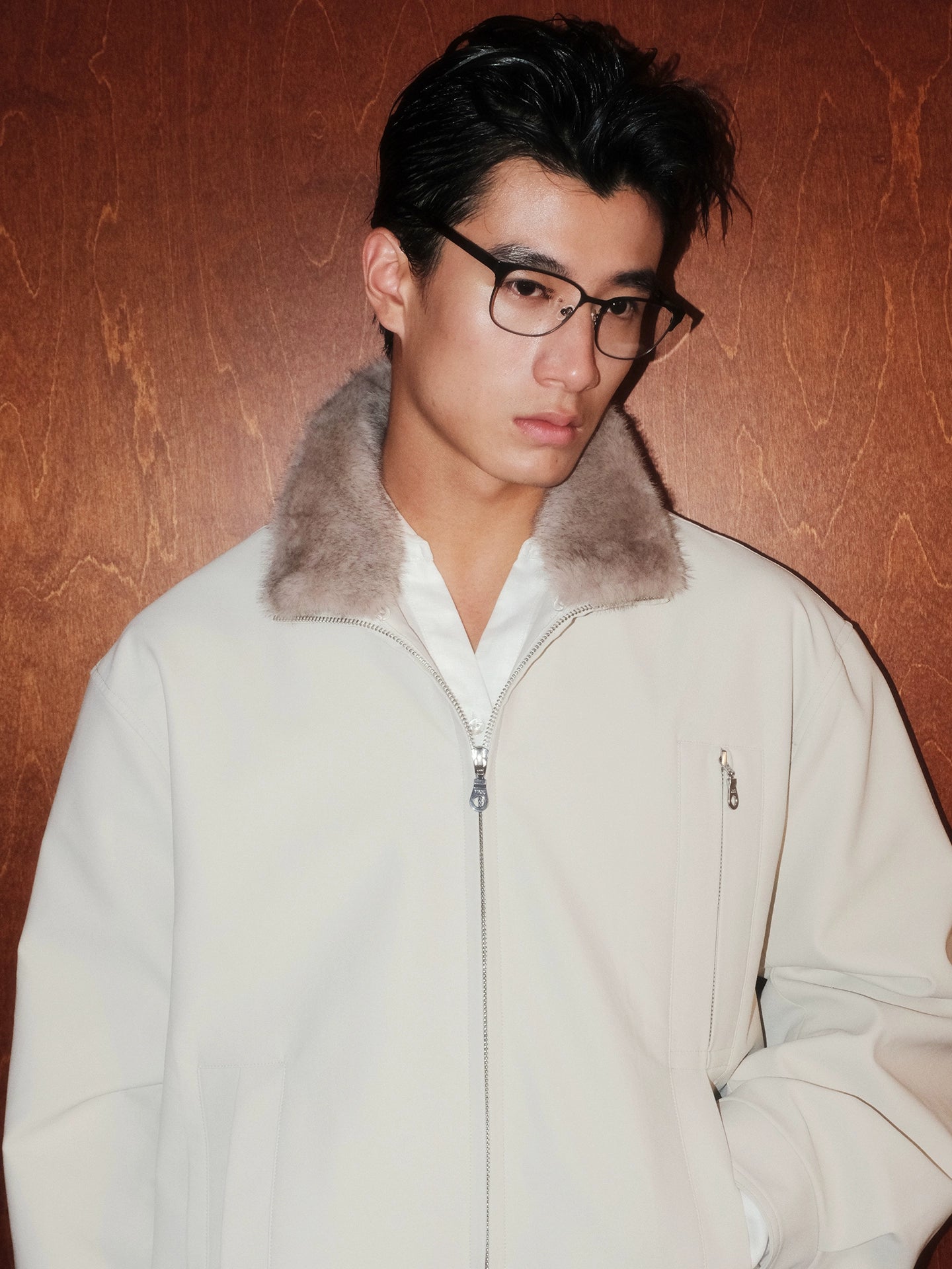 FrostDown Harbor Shearling Bomber