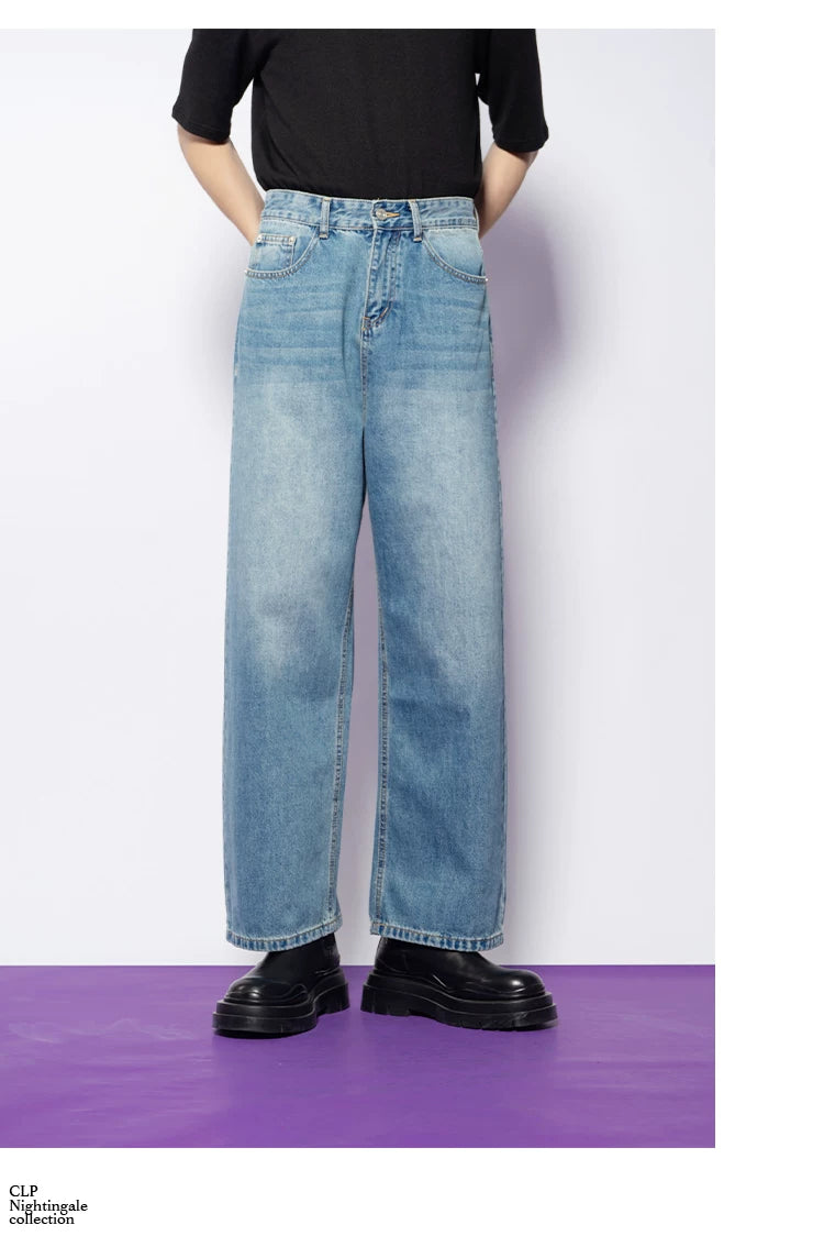 Mono Fade Straight-Leg Jeans