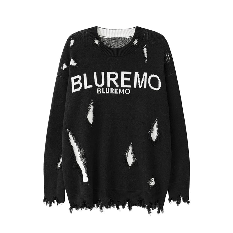 Static Slash Shred-Knit Sweater