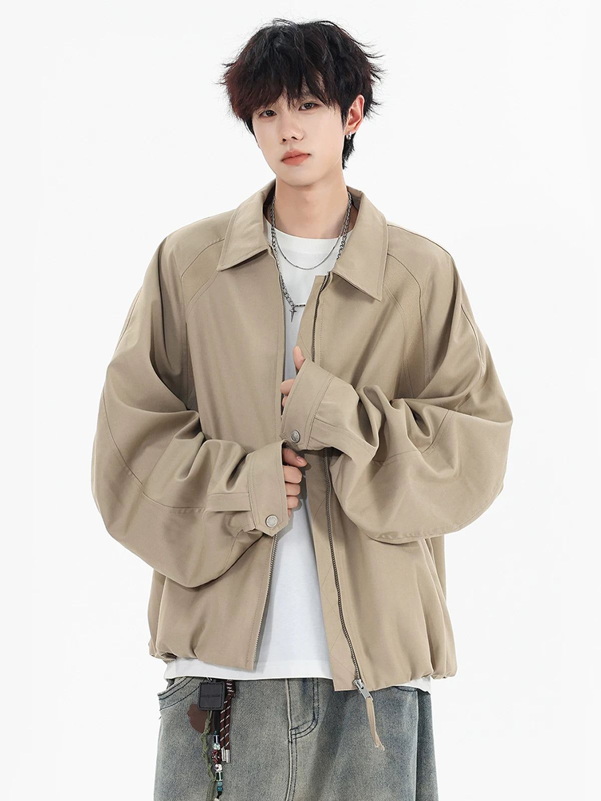 Dune Drift Oversized Zip Jacket