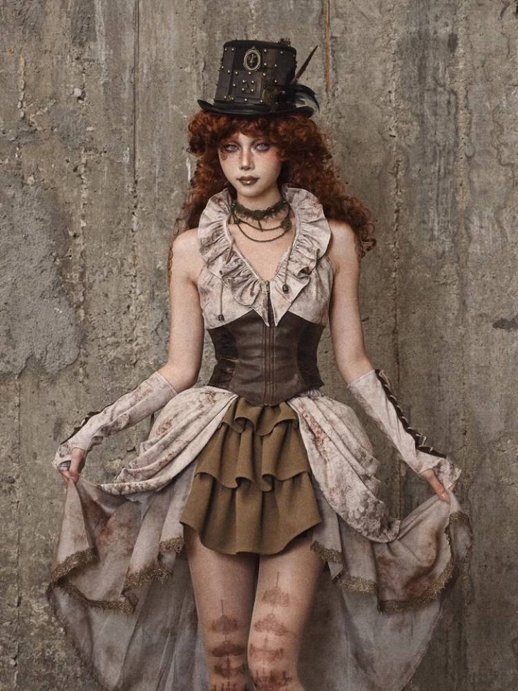 Victorian Brown Corset