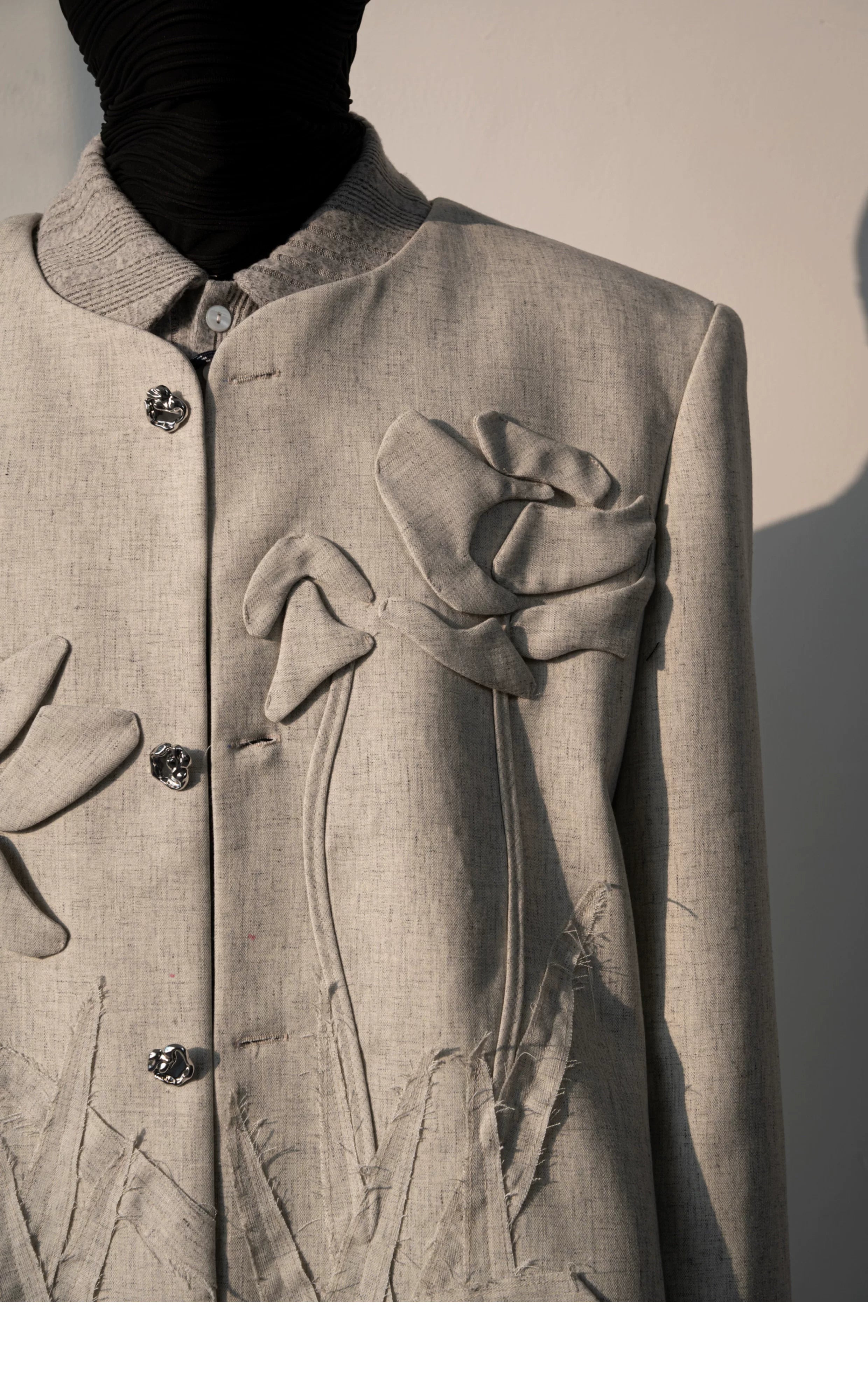 Shadow Bloom Relief Coat