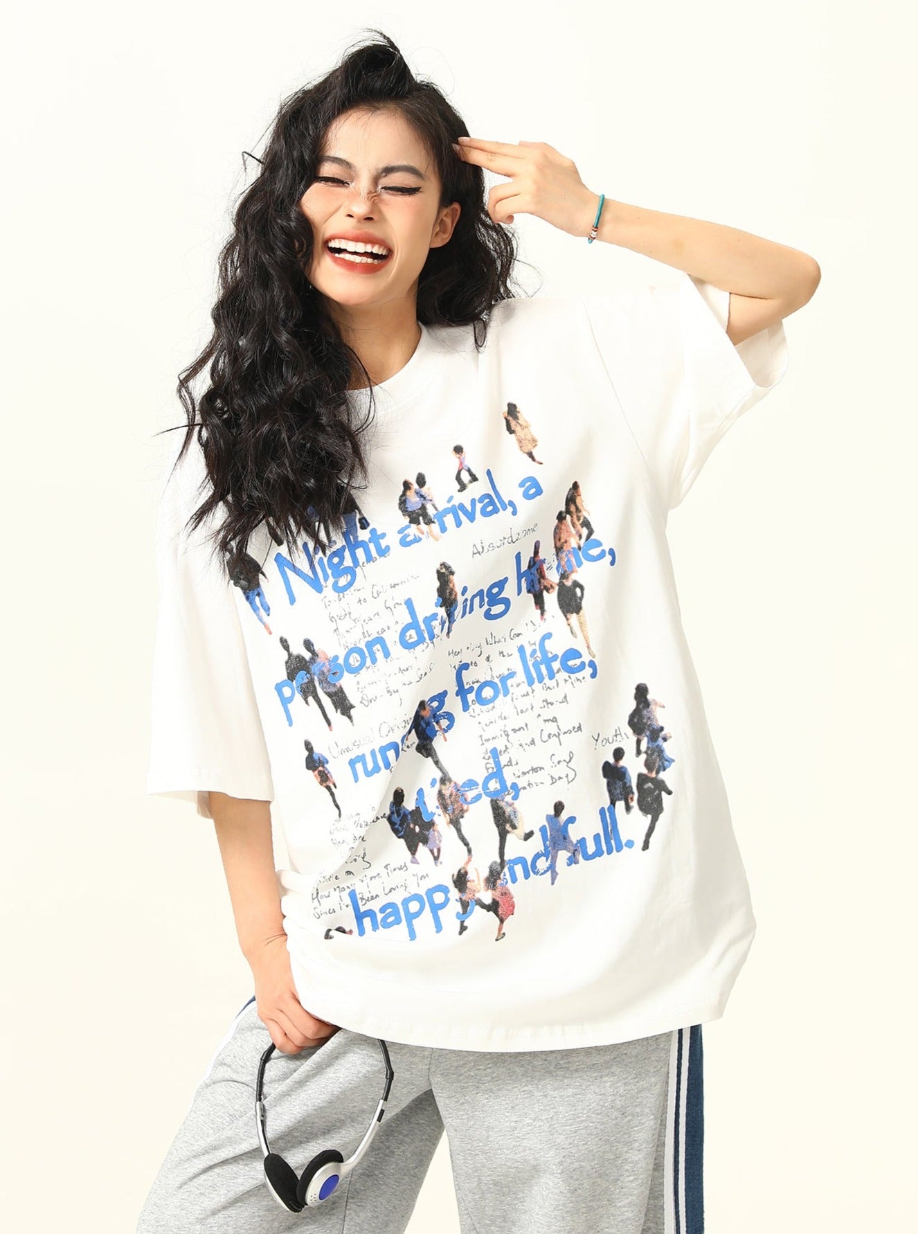 Graphic Print Oversized T-Shirt