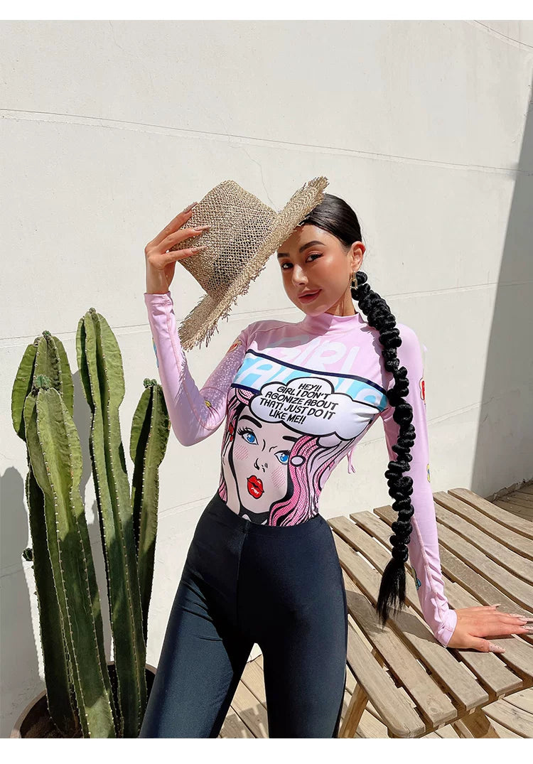 Bubble Pop Comic Surf Suit