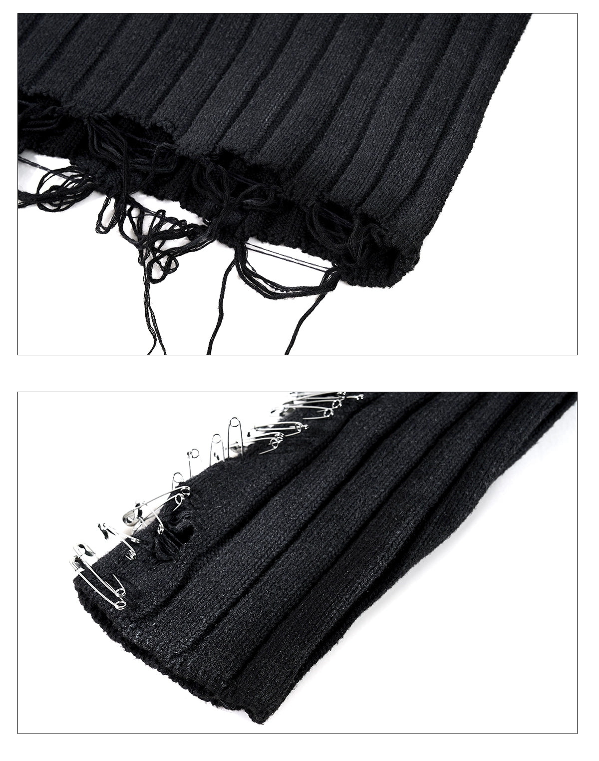 Steel Thorn Hooded Knit Sweater