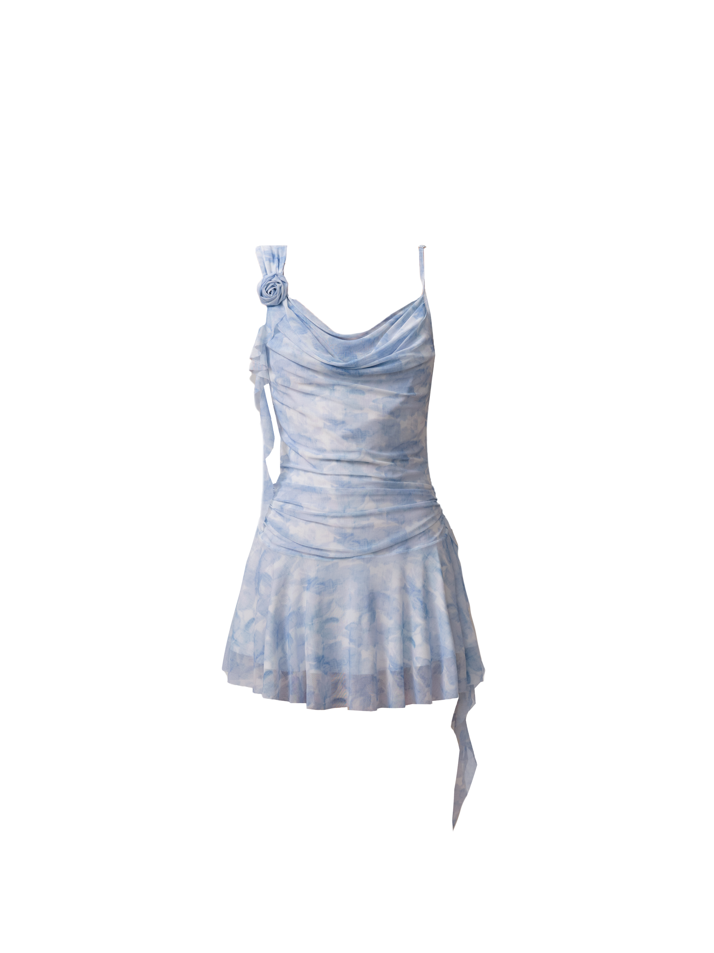 Ethereal Mist: Draped Ballerina Mini